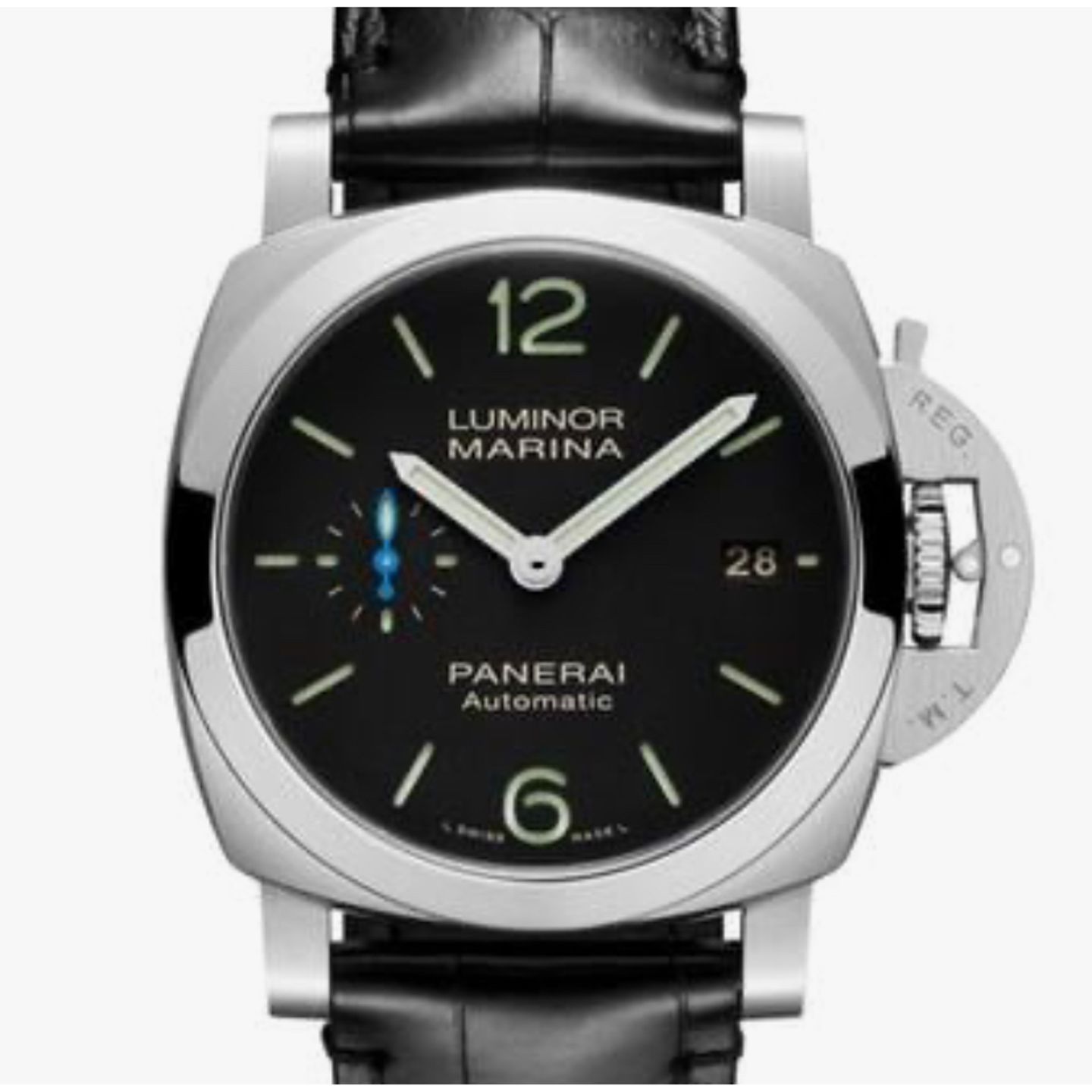 Panerai Luminor 1950 PAM01372 (2024) - Zwart wijzerplaat 40mm Staal (1/1)