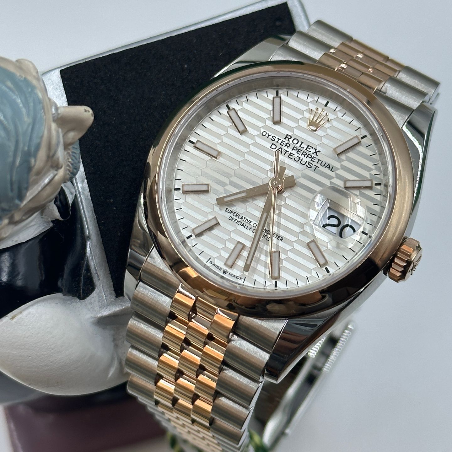 Rolex Datejust 36 126201 (2024) - Grijs wijzerplaat 44mm Goud/Staal (1/8)