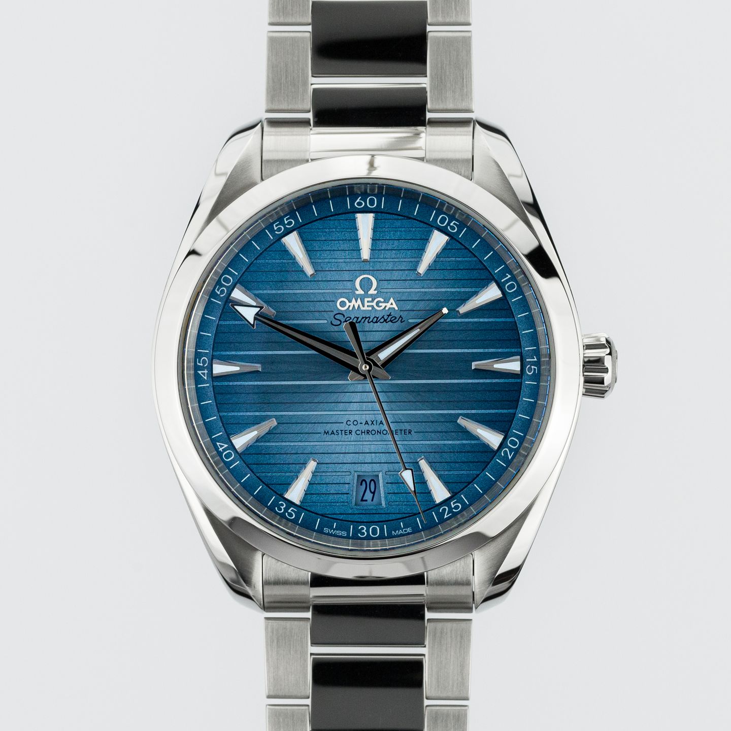 Omega Seamaster Aqua Terra 220.10.41.21.03.005 (2023) - Blue dial 41 mm Steel case (1/8)