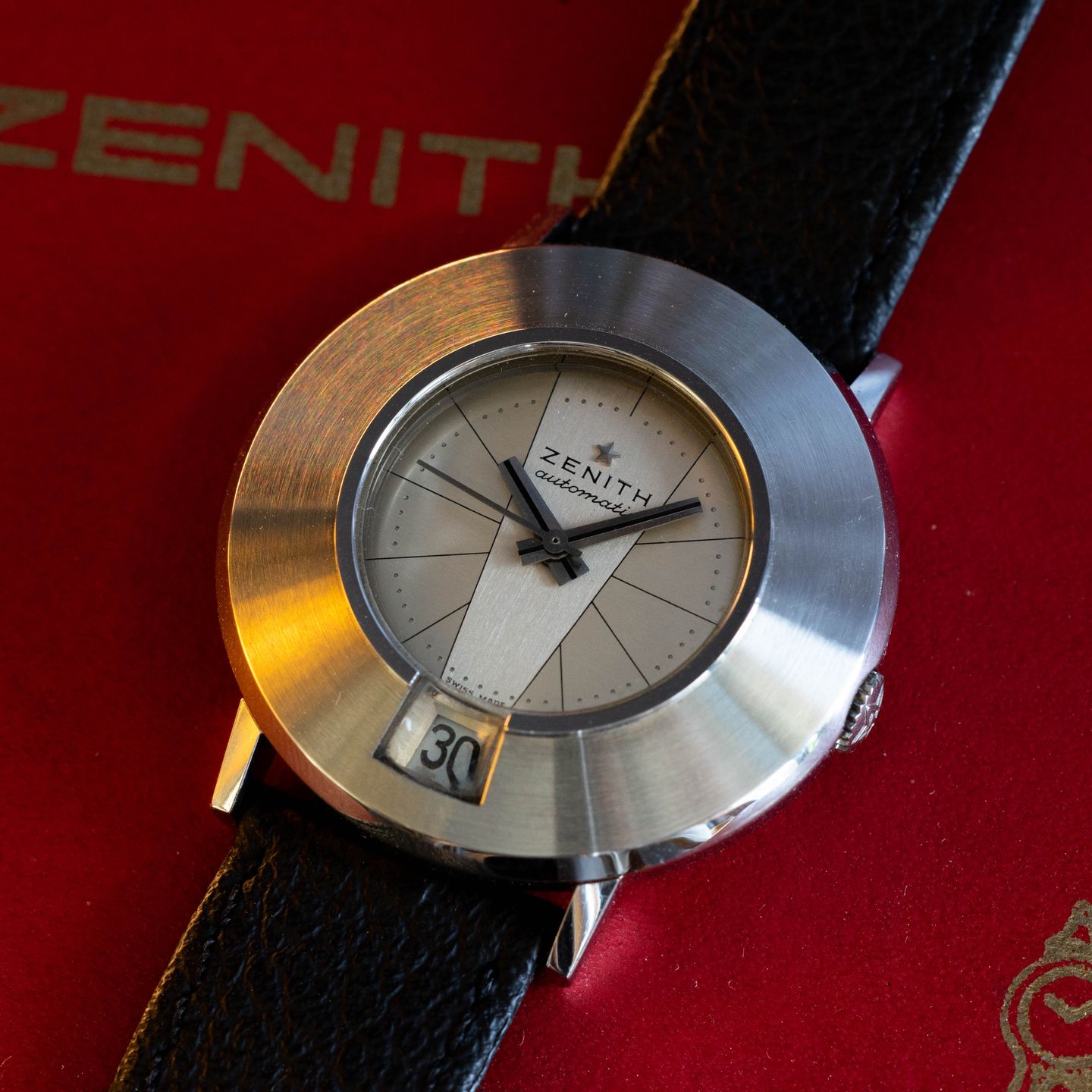 Zenith Vintage A. 6620 (1965) - Zilver wijzerplaat 36mm Staal (2/8)