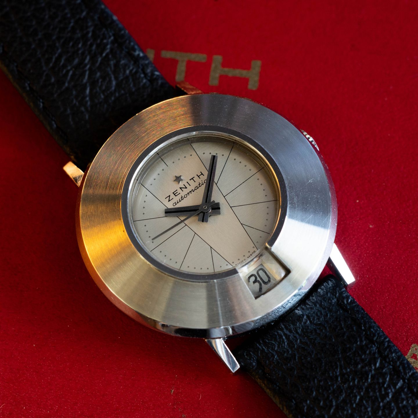 Zenith Vintage A. 6620 (1965) - Zilver wijzerplaat 36mm Staal (1/8)