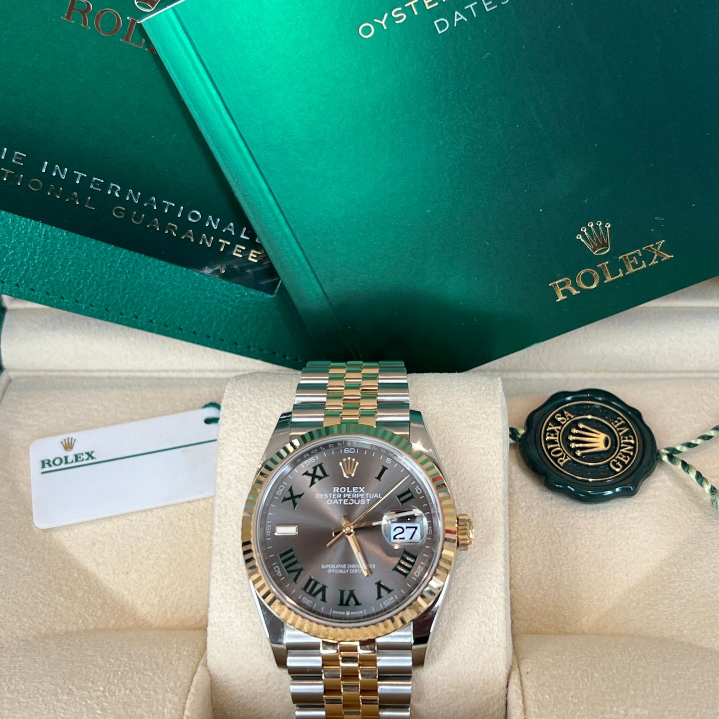 Rolex Datejust 36 126233 (2024) - Grey dial 36 mm Steel case (1/7)
