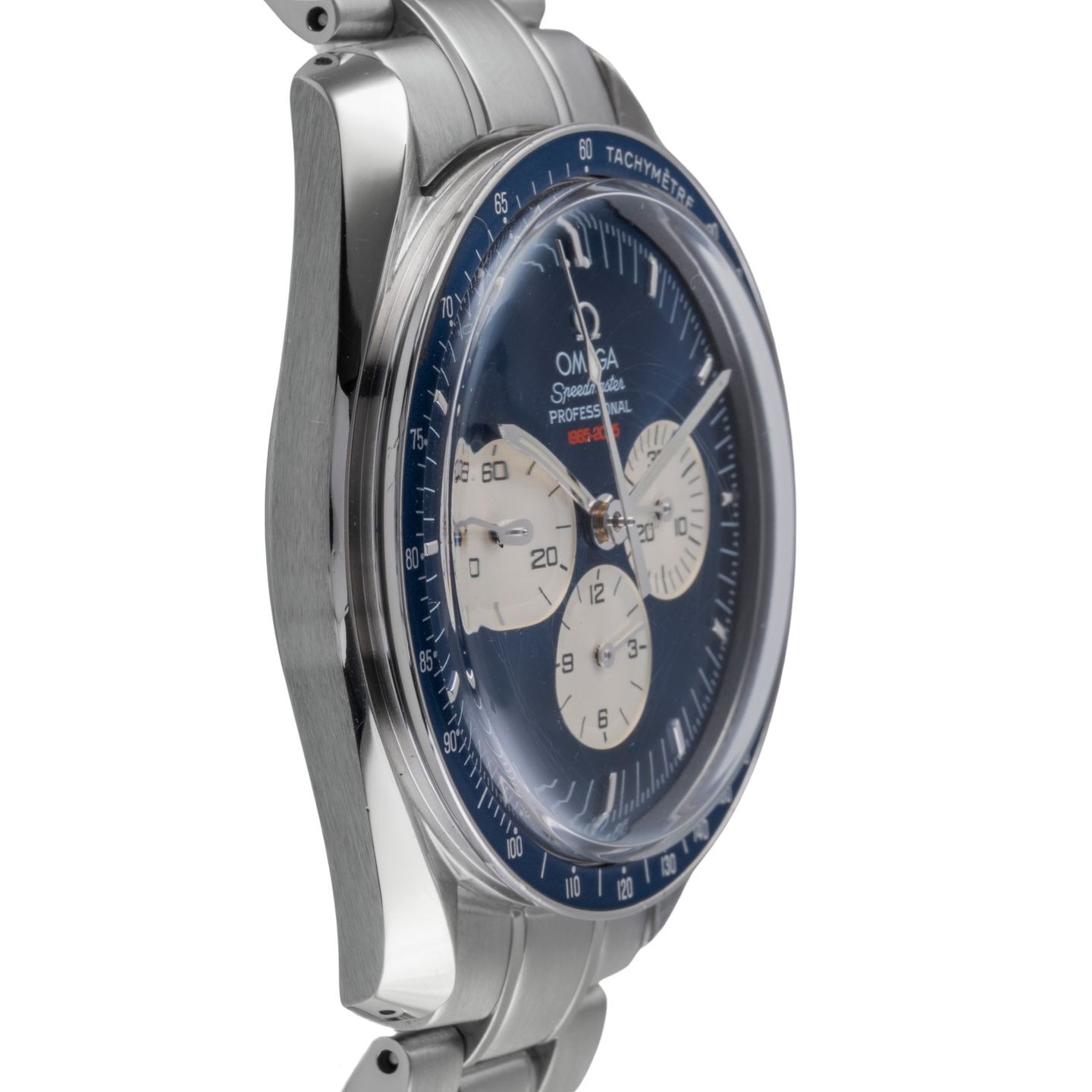 Omega Speedmaster Professional Moonwatch 3565.80.00 (Unknown (random serial)) - Blue dial 42 mm Steel case (7/8)