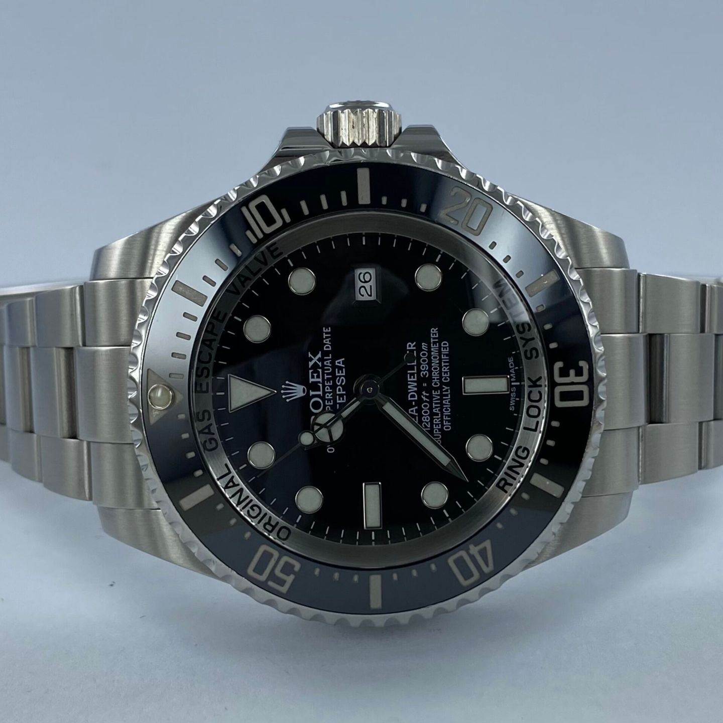 Rolex Sea-Dweller Deepsea 116660 (2012) - Zwart wijzerplaat 44mm Staal (1/6)