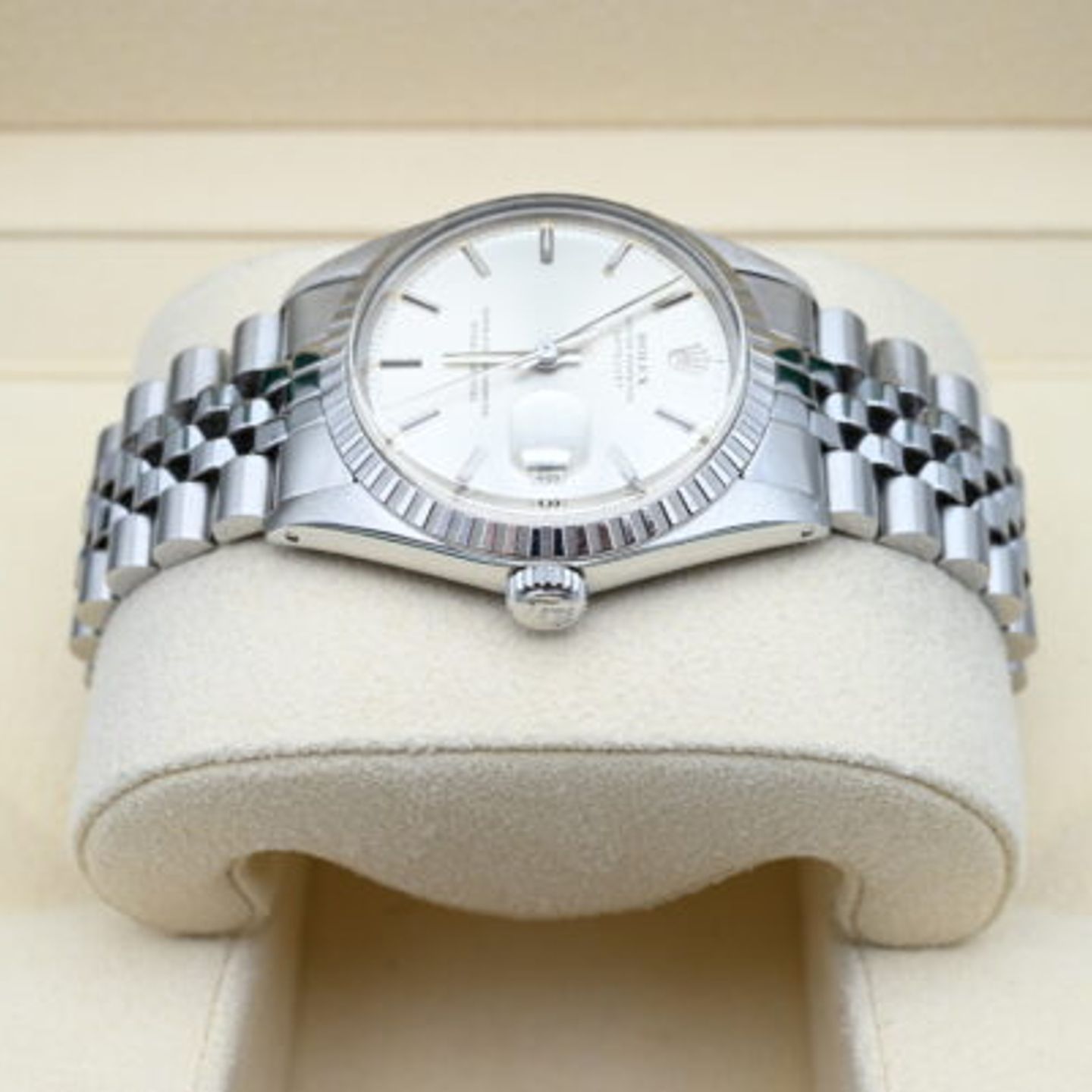 Rolex Datejust 1603 (1976) - Zilver wijzerplaat 36mm Staal (4/6)