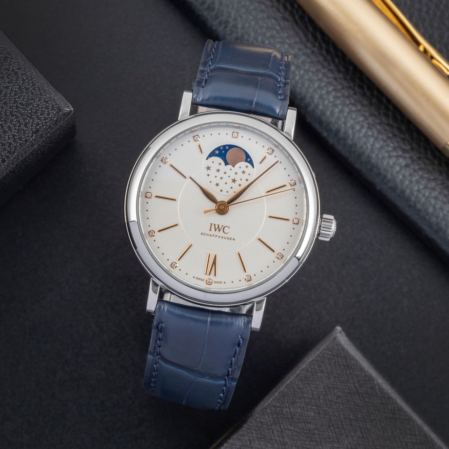 IWC Portofino Automatic IW459011 (Unknown (random serial)) - Silver dial 37 mm Steel case (1/8)