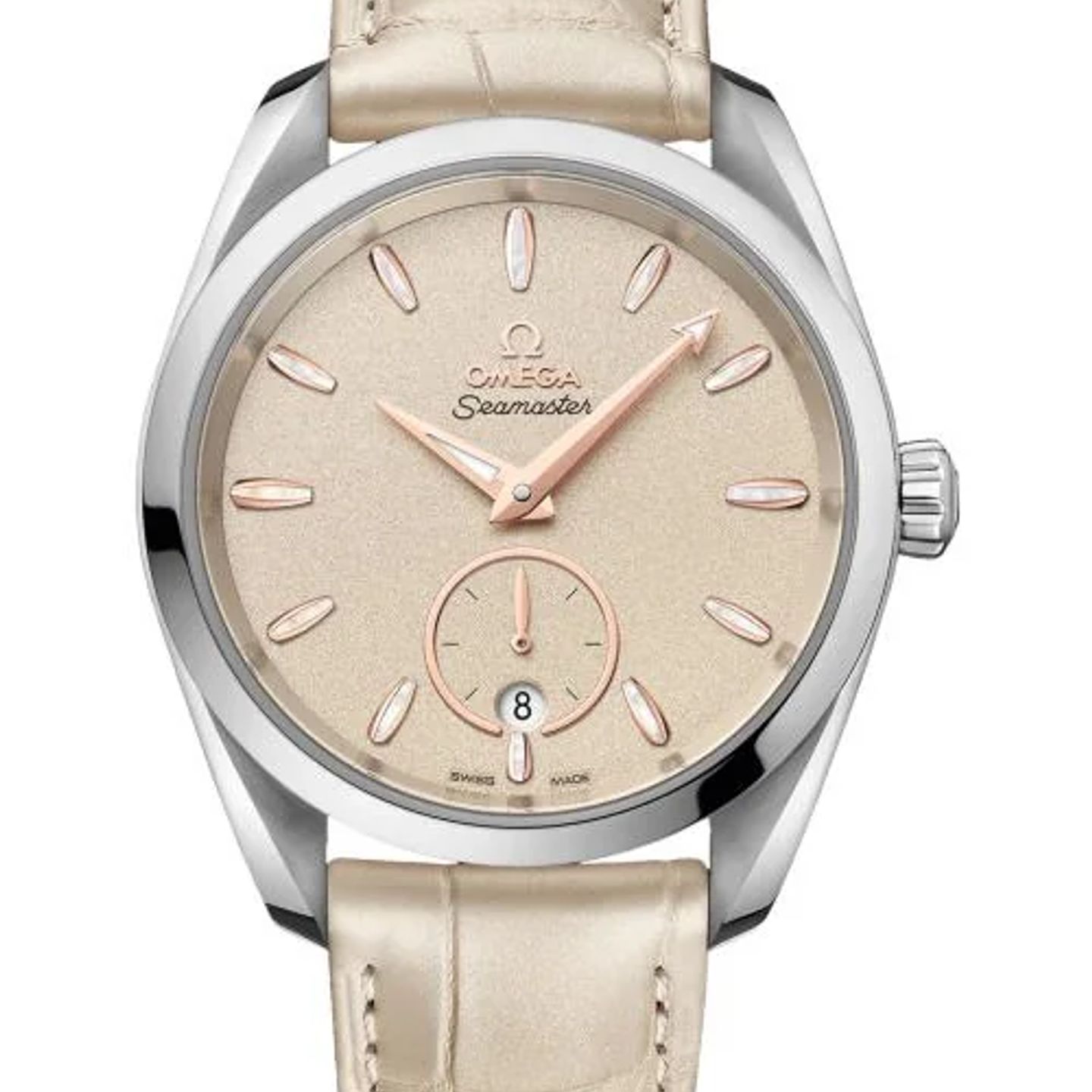 Omega Seamaster Aqua Terra 220.13.38.20.09.001 (2026) - Beige wijzerplaat 38mm Staal (1/1)