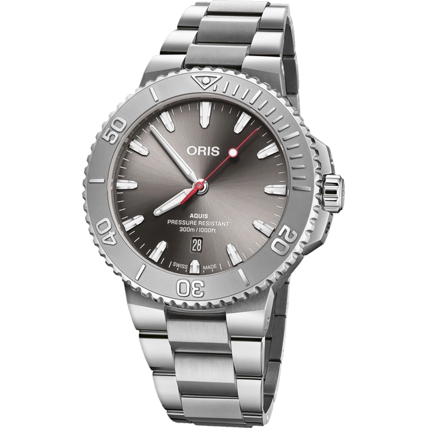 Oris Aquis Date 01 733 7789 4153 07 8 23 04PEB (2026) - Grey dial 44 mm Steel case (1/1)