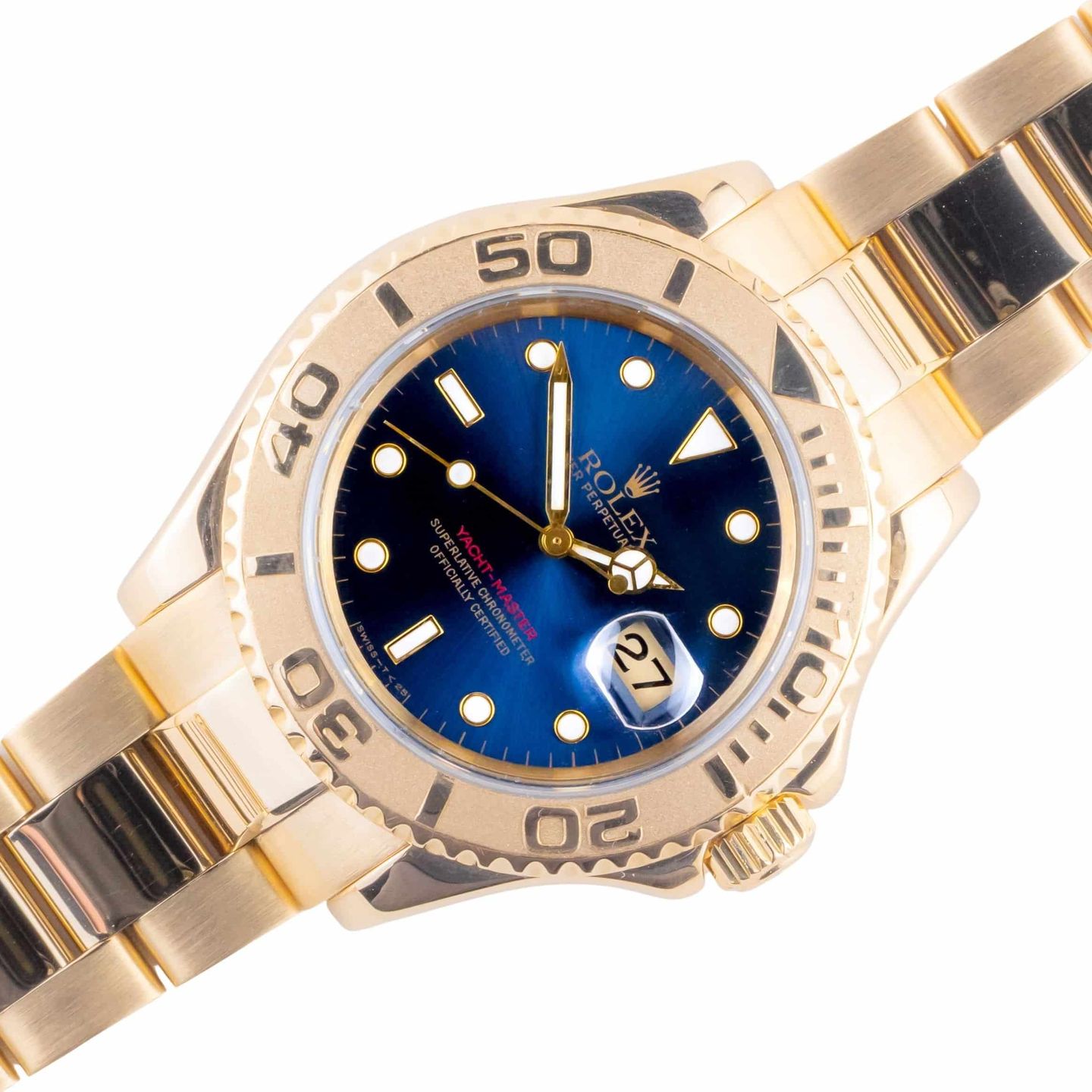 Rolex Yacht-Master 40 16628 (1997) - 40 mm Yellow Gold case (1/8)