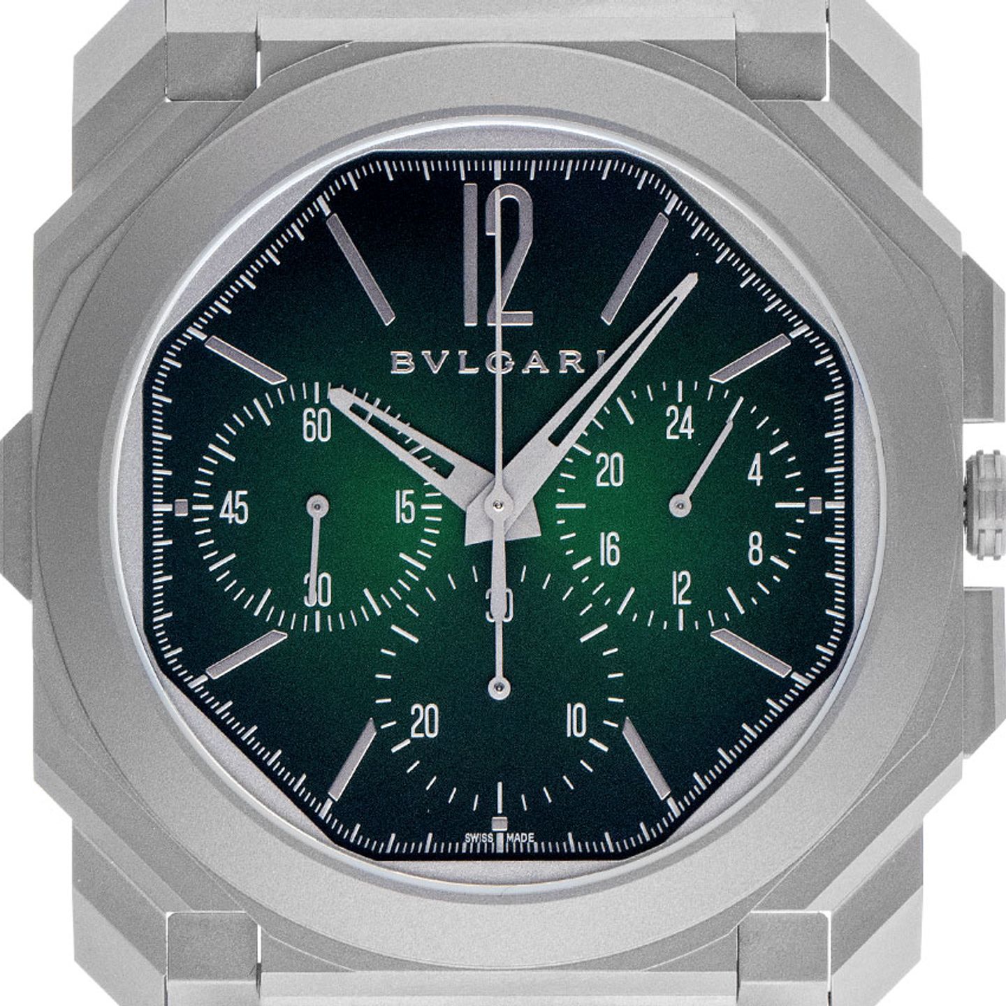 Bulgari Octo 103890 (2025) - Groen wijzerplaat 42mm Titanium (1/7)