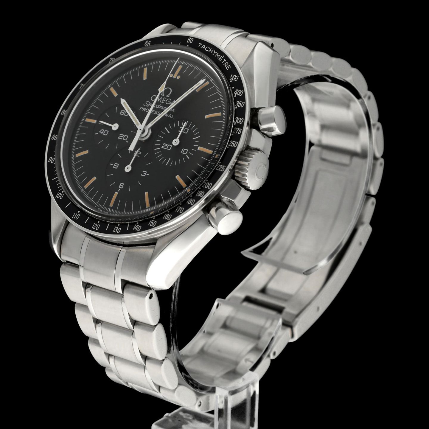 Omega Speedmaster Professional Moonwatch 3590.50 (1998) - Black dial 42 mm Steel case (5/8)