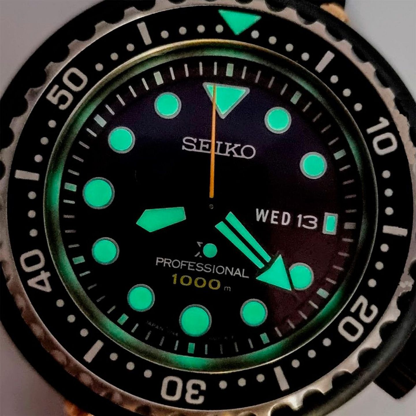 Seiko Prospex S23635J1 (2025) - Blue dial 50 mm Titanium case (5/8)