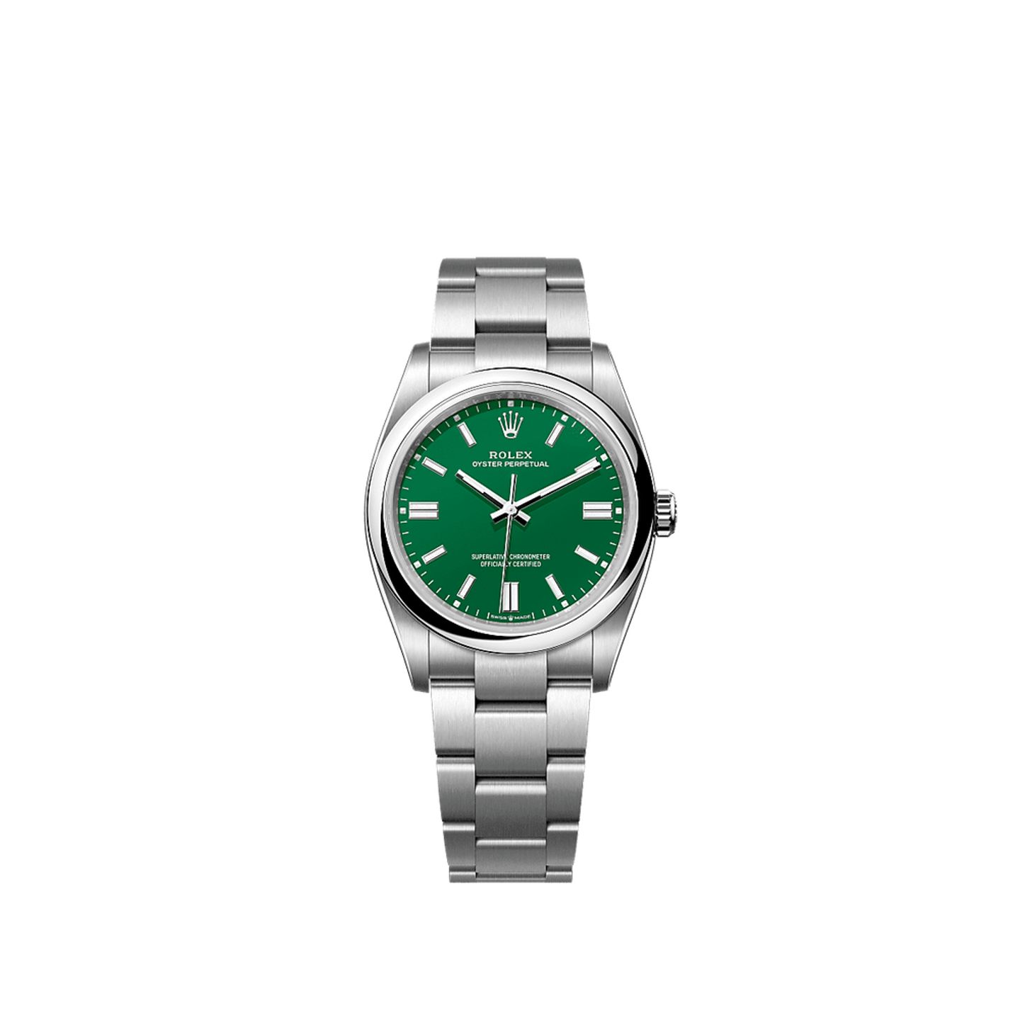 Rolex Oyster Perpetual 36 126000 (2025) - Groen wijzerplaat 36mm Staal (1/1)