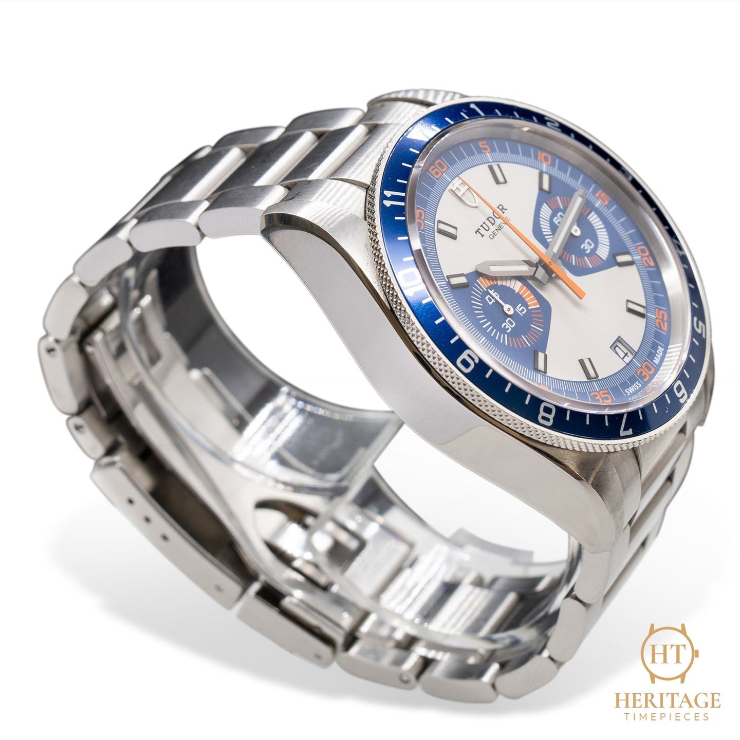 Tudor Heritage Chrono Blue 70330B - (5/8)
