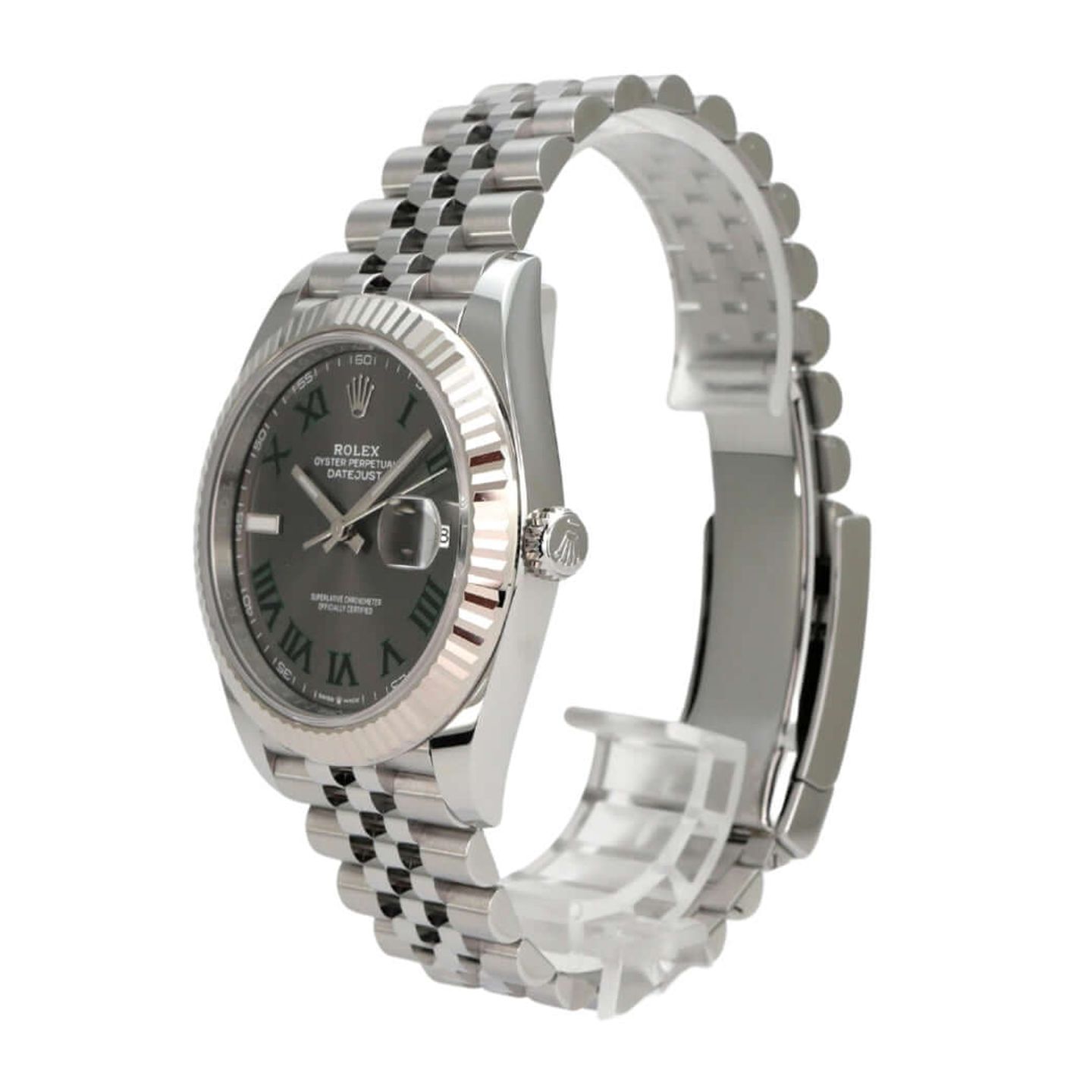 Rolex Datejust 41 126334 (2021) - Grey dial 41 mm Steel case (3/8)