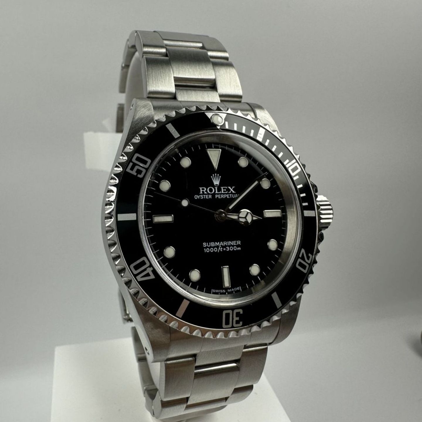 Rolex Submariner No Date 14060M (2007) - Black dial 40 mm Steel case (1/8)