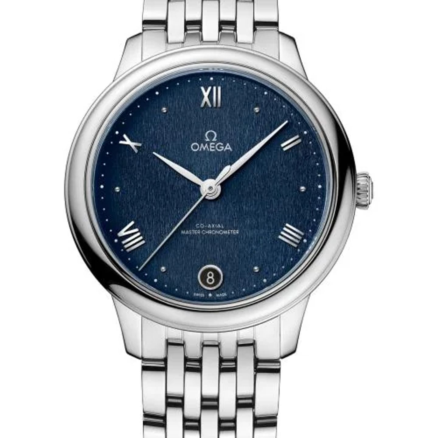 Omega De Ville 434.10.34.20.03.002 (2026) - Blauw wijzerplaat 34mm Staal (1/1)