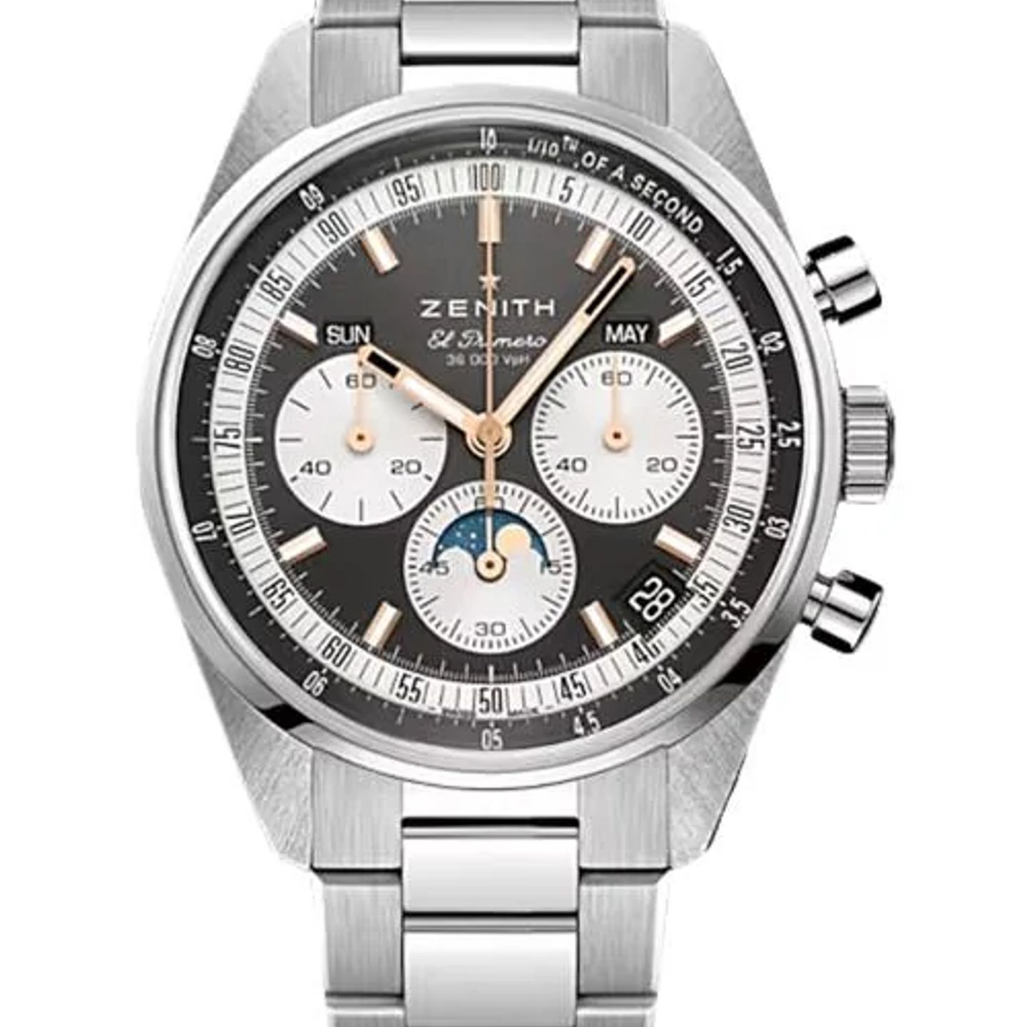Zenith Chronomaster Original 03.3400.3610/39.M3200 (2026) - Grey dial 38 mm Steel case (1/1)