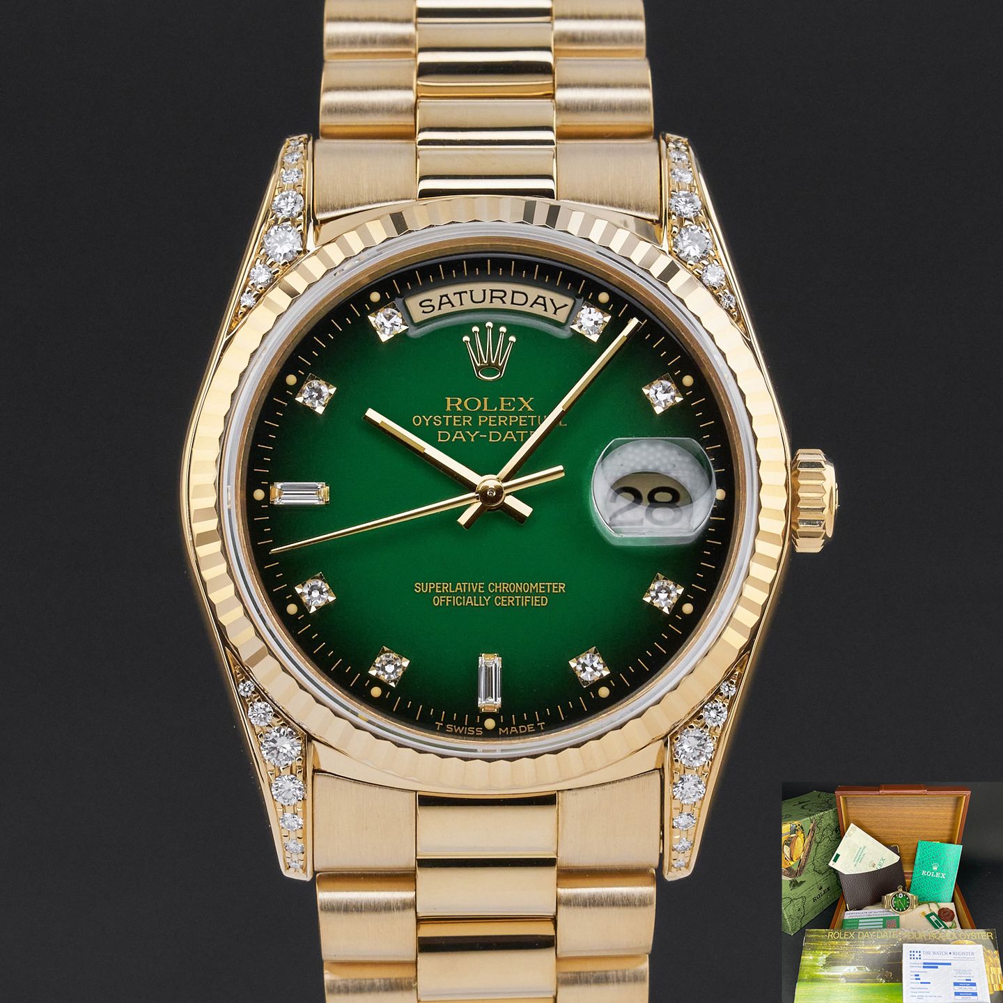Rolex Day-Date 36 18338 (1991) - 36 mm Yellow Gold case (1/8)