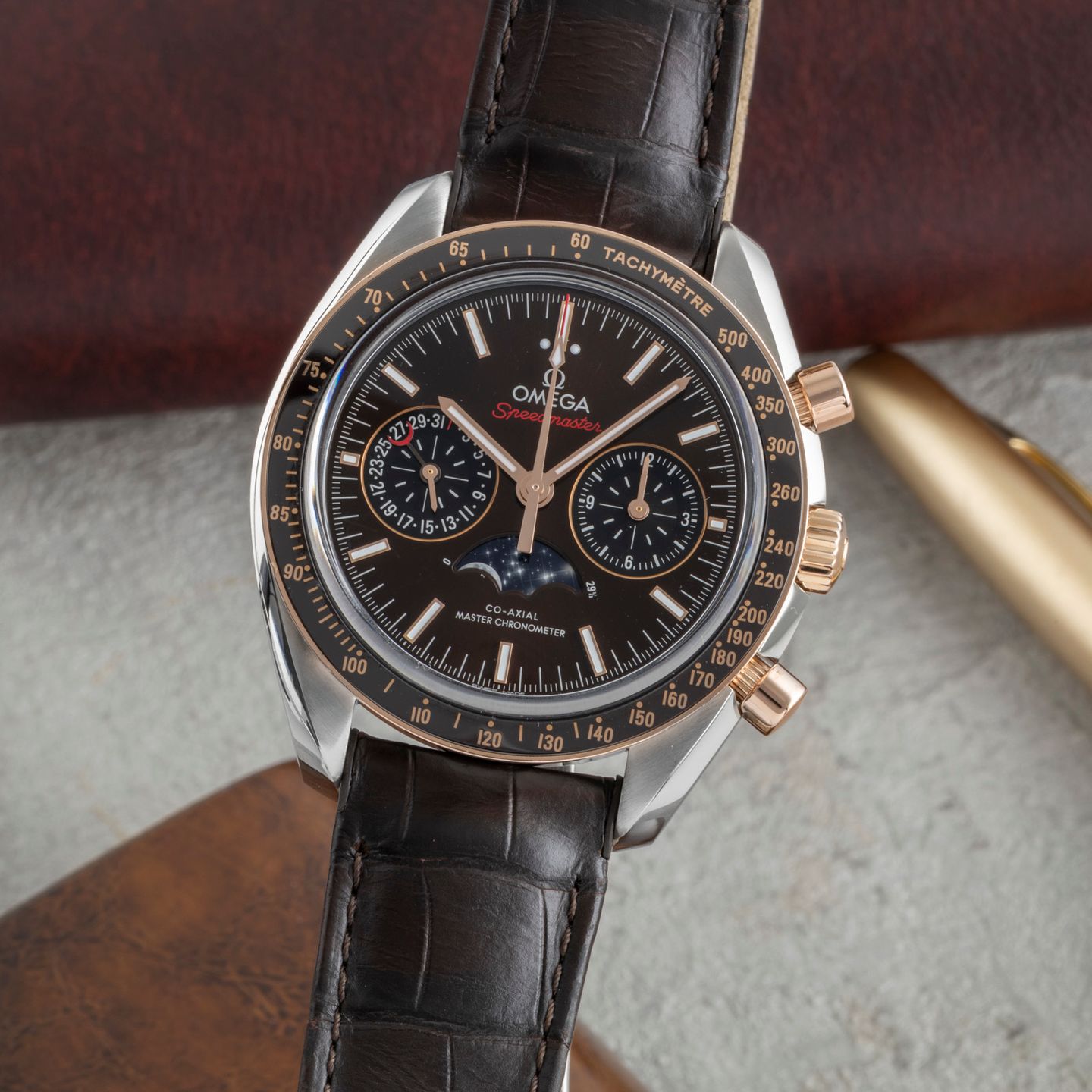 Omega Speedmaster Moonphase 304.23.44.52.13.001 - (3/8)