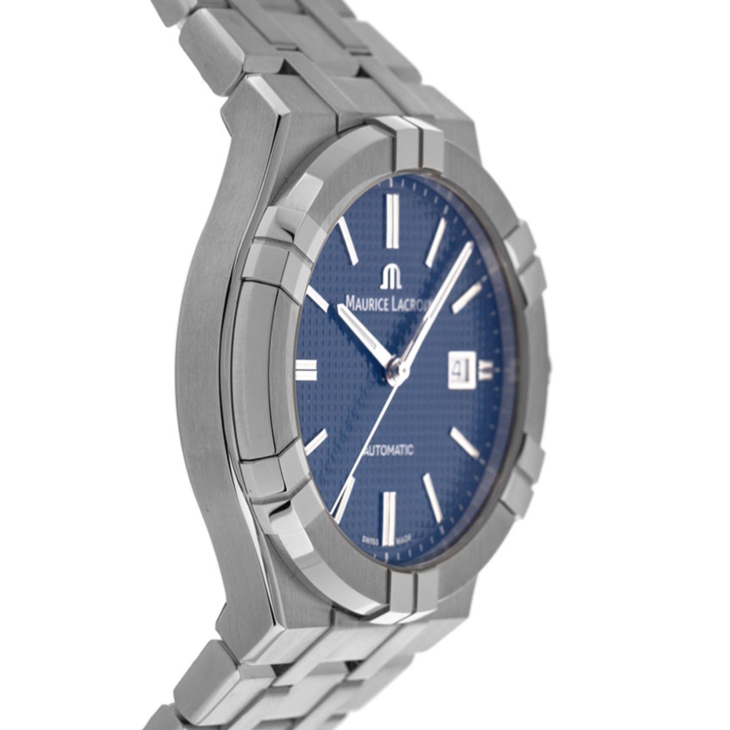 Maurice Lacroix Aikon AI6008-SS002-430-1 (2025) - Blue dial 42 mm Steel case (5/7)