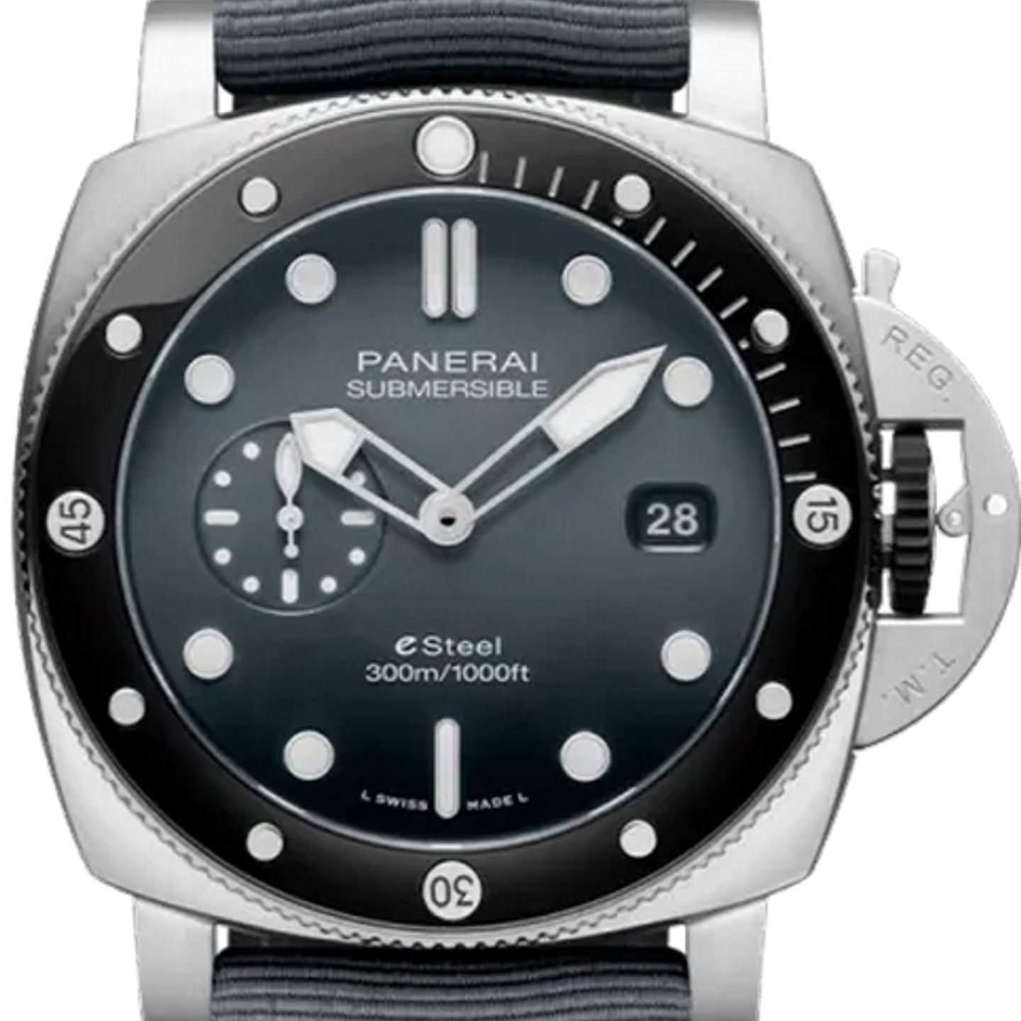 Panerai Luminor Submersible PAM01288 (2025) - Grijs wijzerplaat 44mm Staal (1/1)