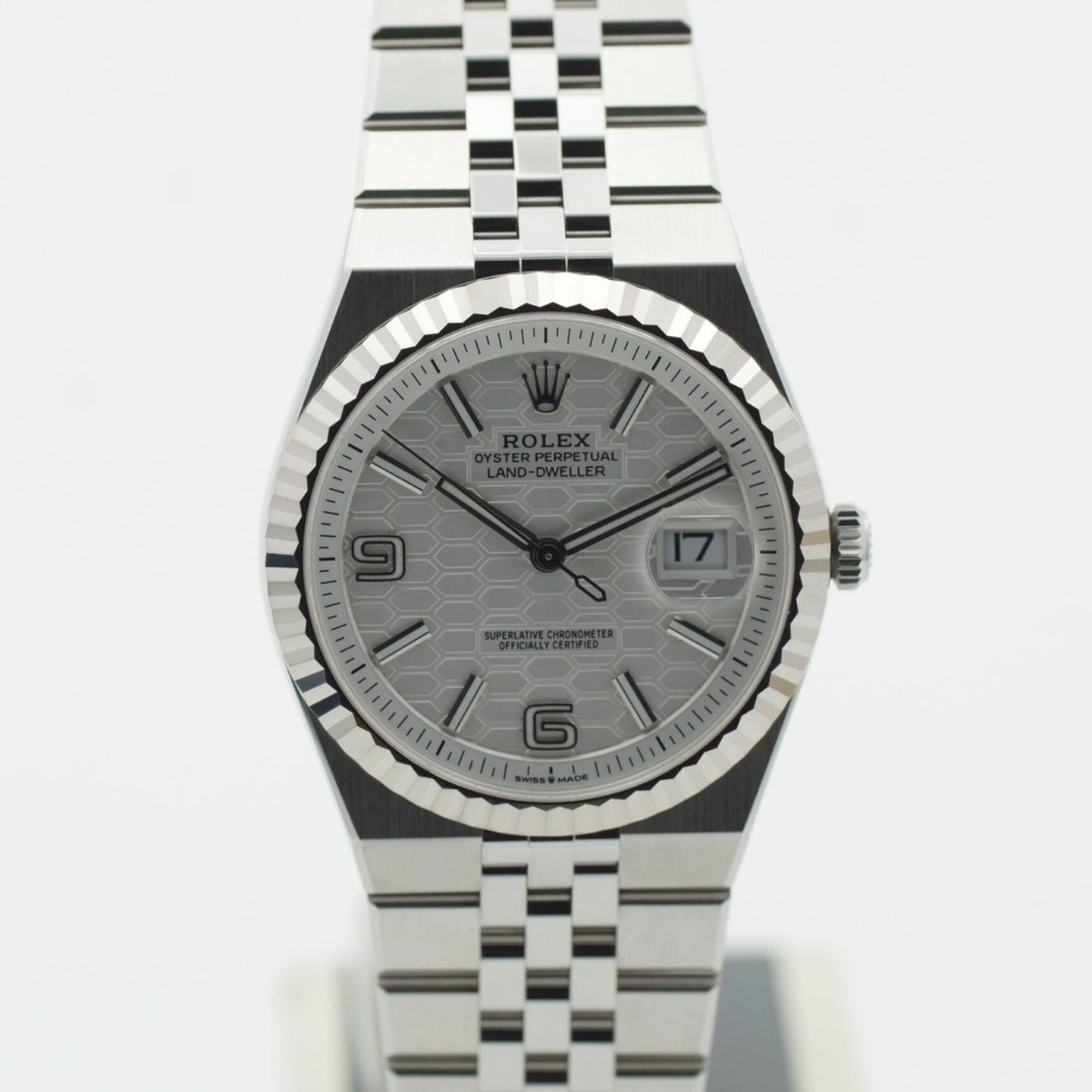 Rolex Land-Dweller 40 127334 (2025) - Wit wijzerplaat 40mm Staal (5/8)