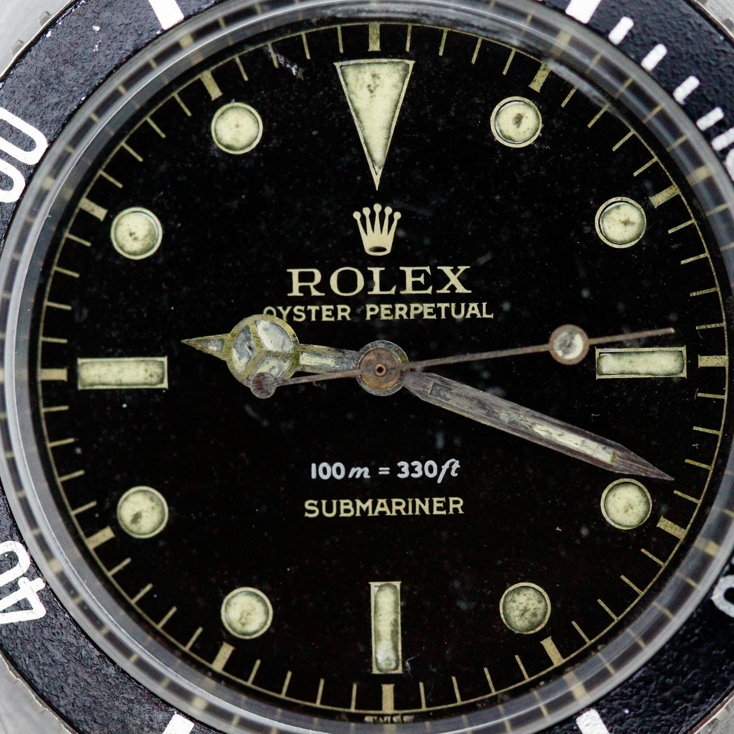 Rolex Submariner No Date 5508 (1958) - Zwart wijzerplaat 37mm Staal (4/8)