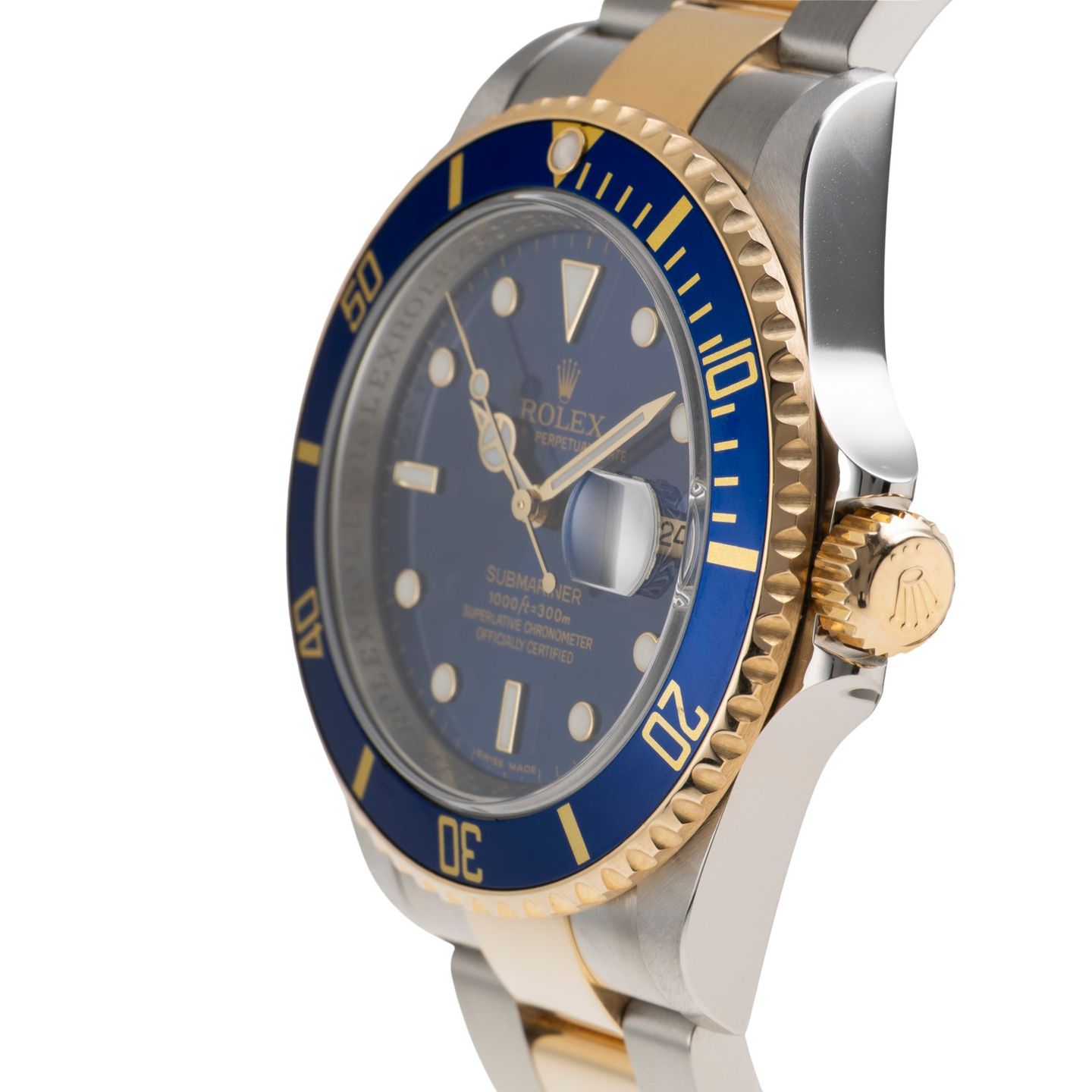 Rolex Submariner Date 16613 BLACK TIFFANY TRITIUM (Onbekend (willekeurig serienummer)) - Zwart wijzerplaat 40mm Staal (6/8)