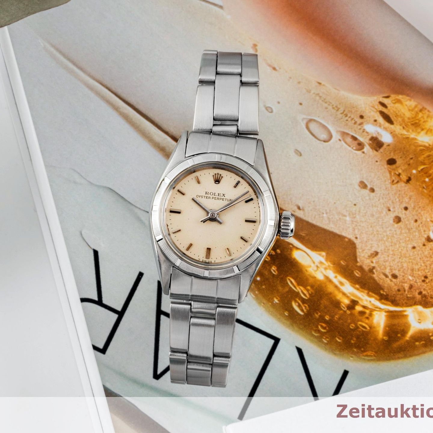 Rolex Oyster Perpetual 6723 (1972) - Silver dial 26 mm Steel case (1/8)