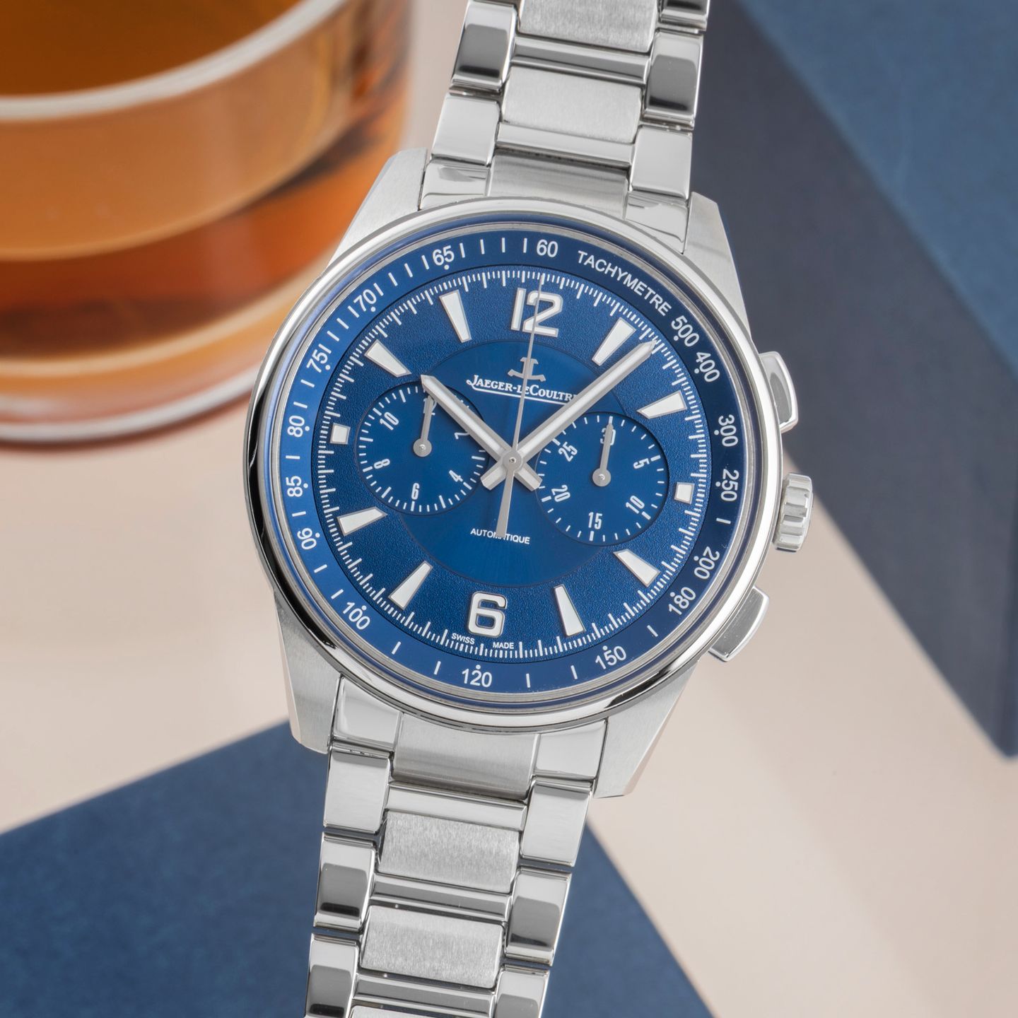 Jaeger-LeCoultre Polaris Q9028180 (Unknown (random serial)) - Blue dial 42 mm Steel case (3/8)