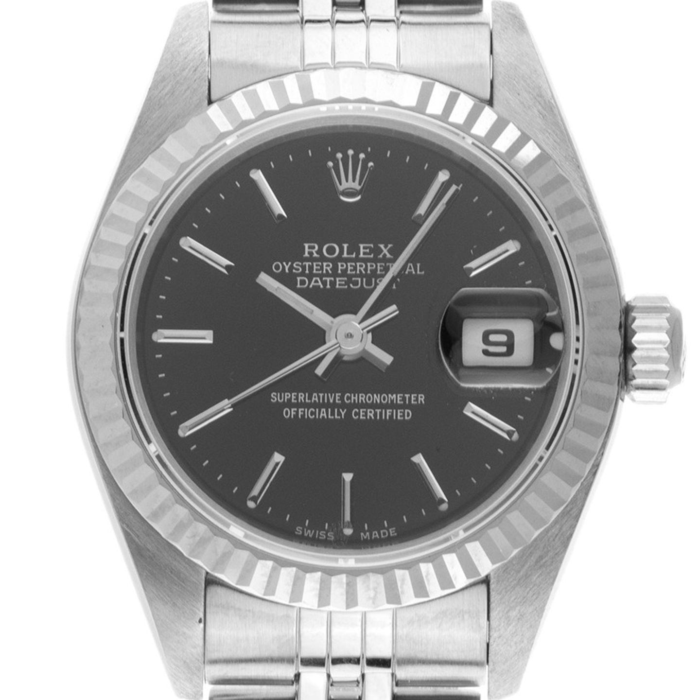 Rolex Lady-Datejust 79174 (1998) - 26mm Staal (1/8)