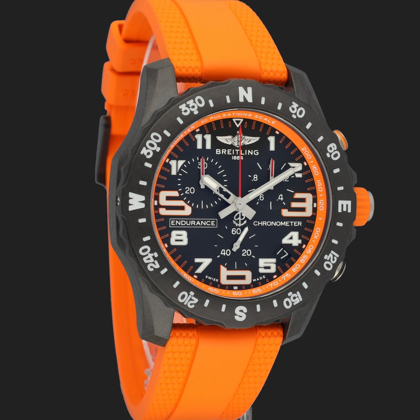 Breitling Endurance Pro X82310A51B1S2 (2024) - Zwart wijzerplaat 45mm Plastic (4/8)