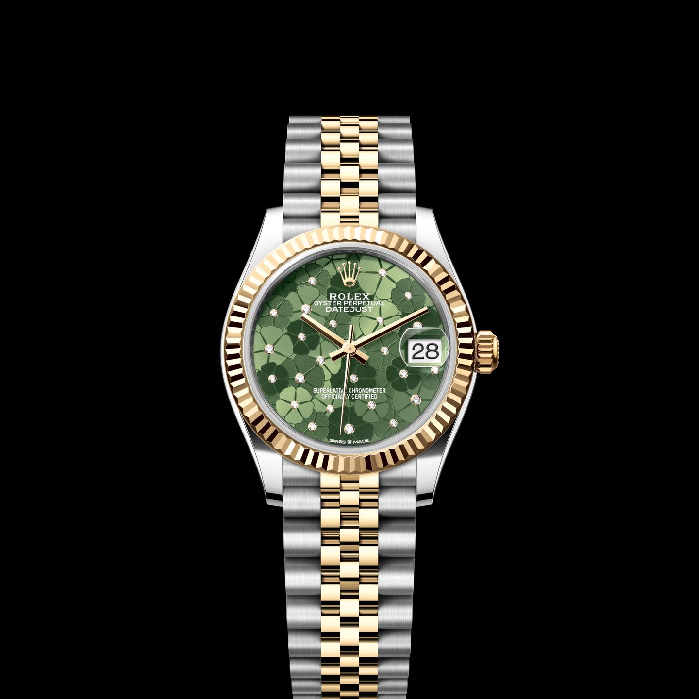 Rolex Datejust 31 278273 (2023) - Green dial 37 mm Gold/Steel case (1/1)