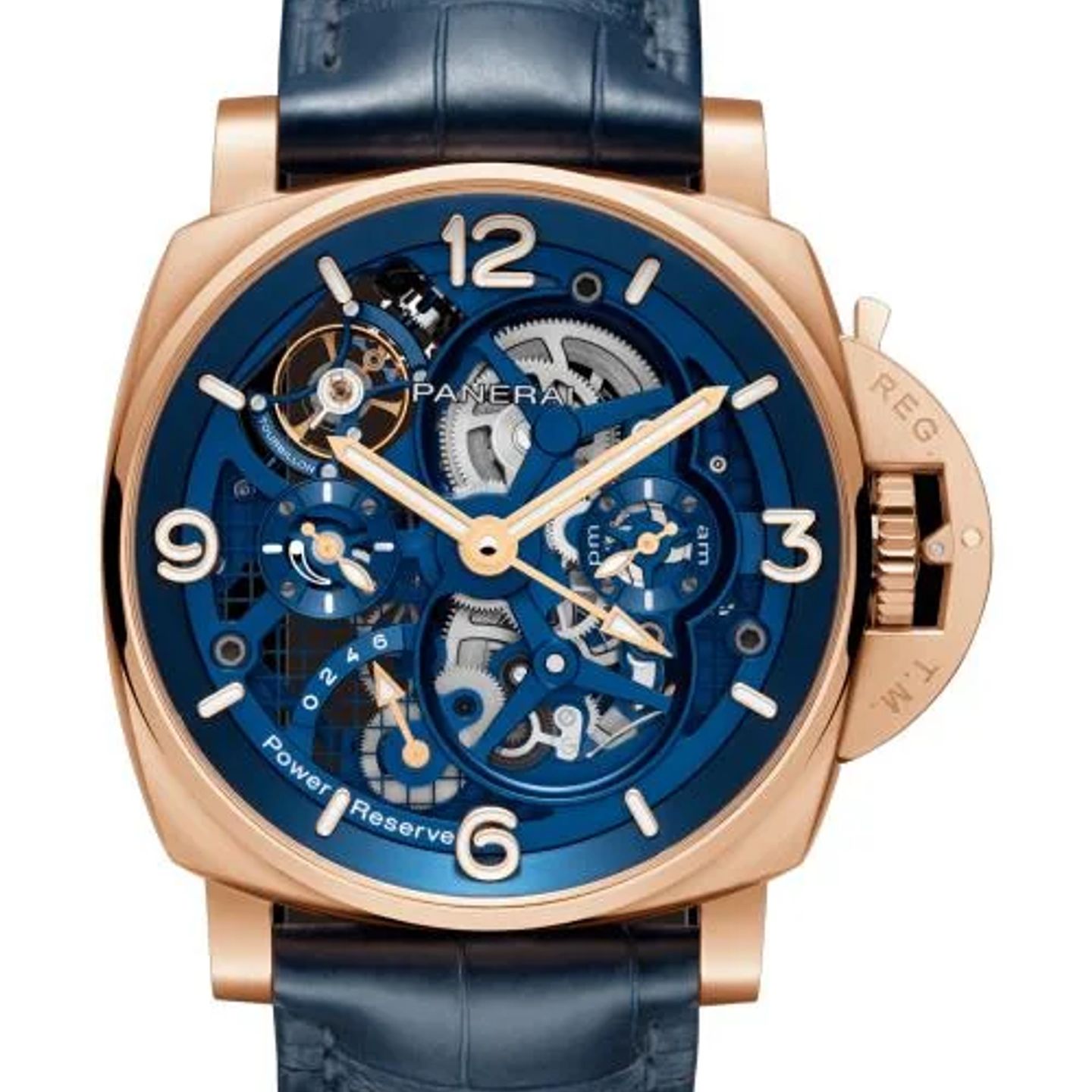 Panerai Luminor 1950 PAM01060 (2026) - Transparent dial 47 mm Red Gold case (1/1)