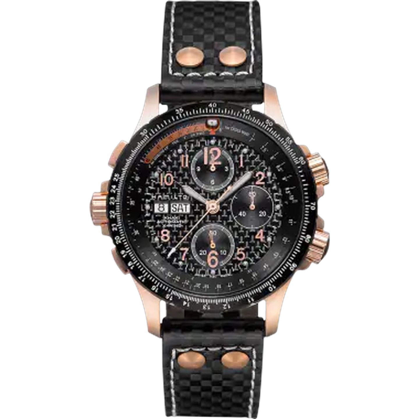 Hamilton Khaki Aviation H77696793 (2025) - Zwart wijzerplaat 44mm Staal (1/1)