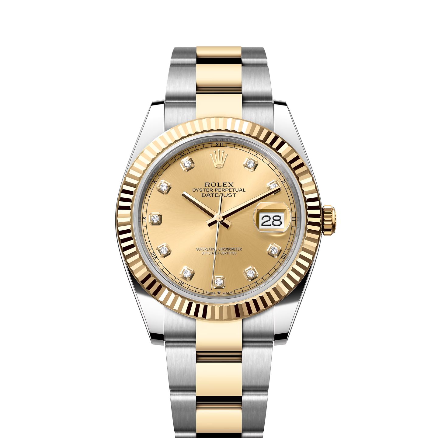 Rolex Datejust 41 126333 (2024) - Champagne dial 41 mm Gold/Steel case (1/1)