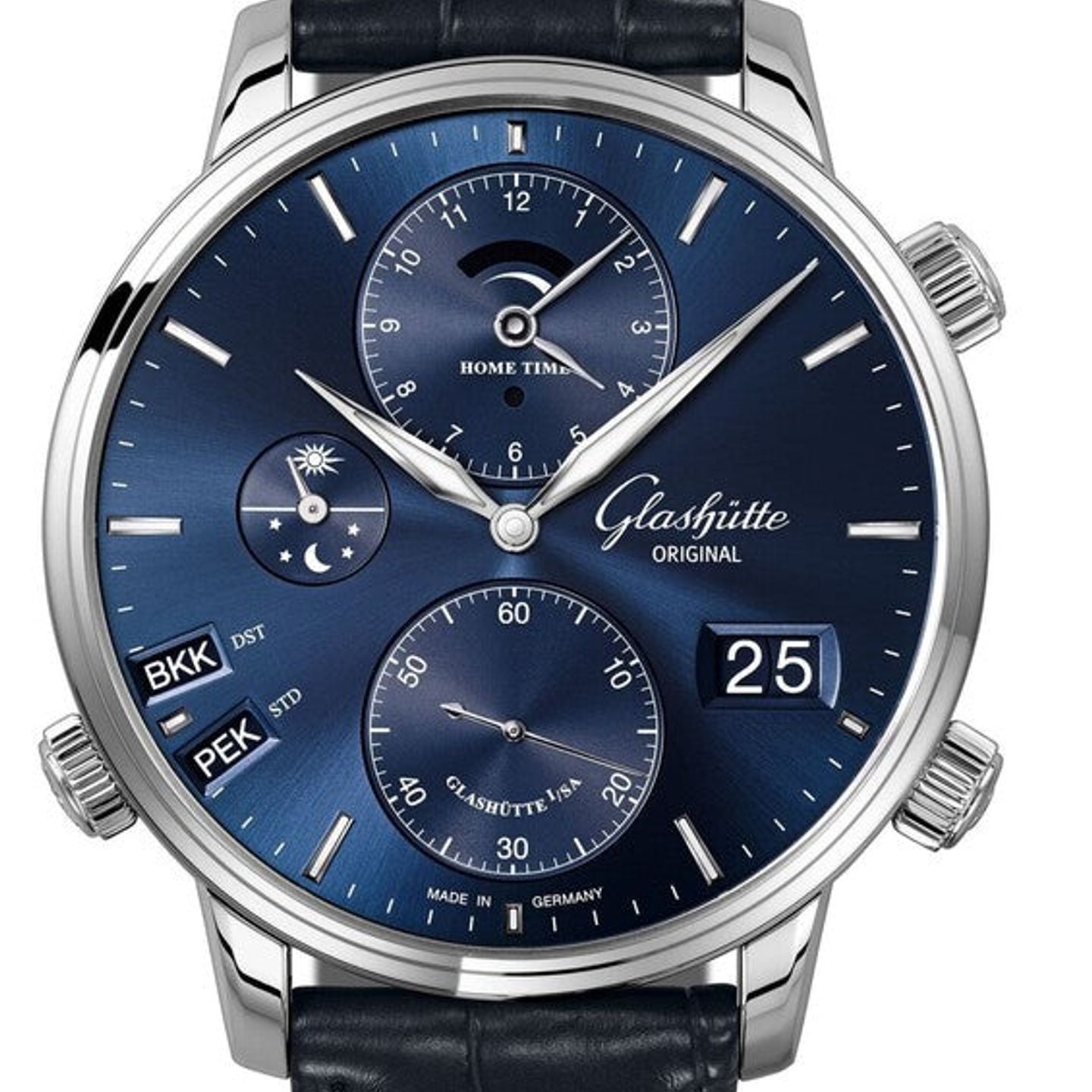 Glashütte Original Senator Cosmopolite 1-89-02-05-02-61 (2026) - Blue dial 44 mm Steel case (1/1)