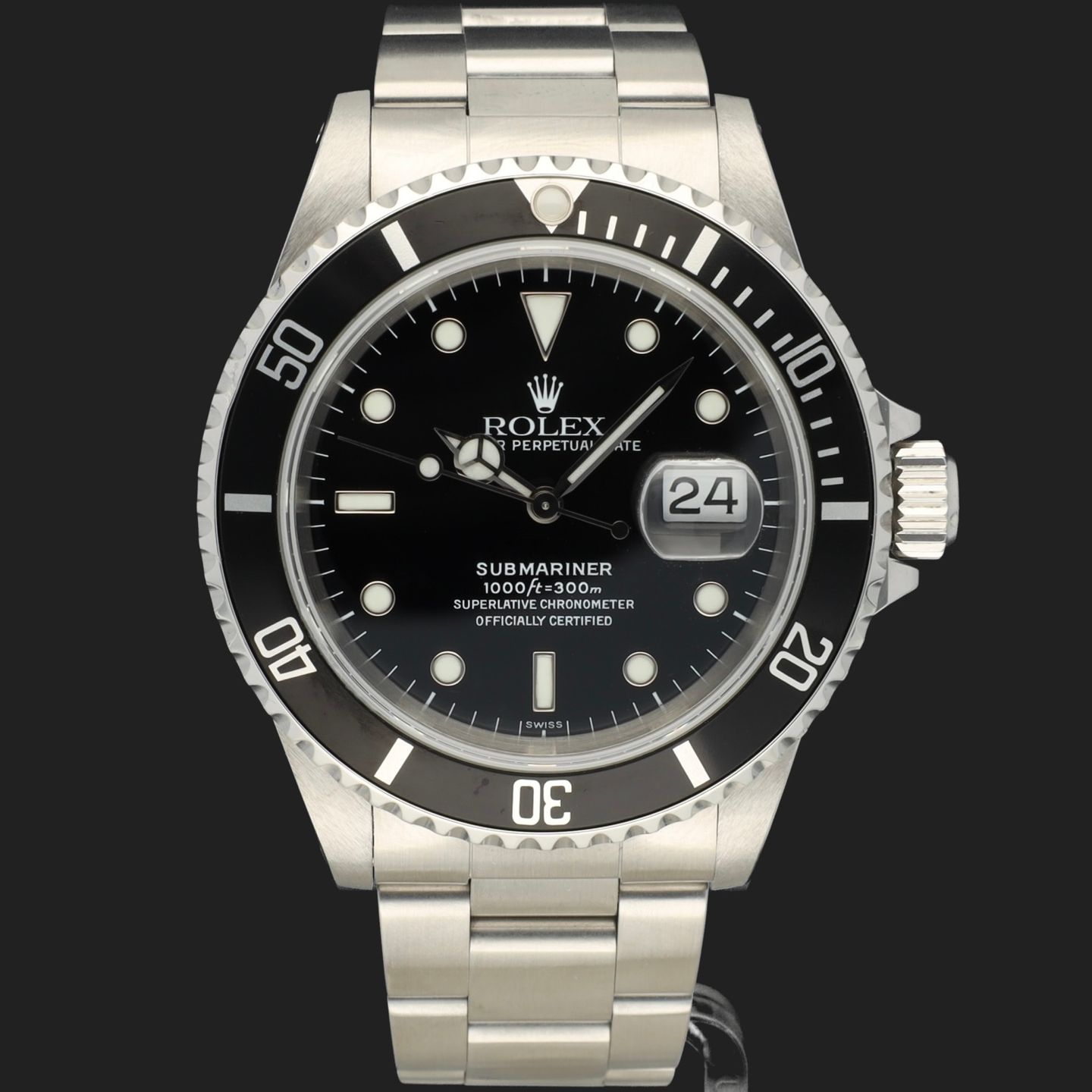Rolex Submariner Date 116610BR (1999) - 40mm Staal (3/8)
