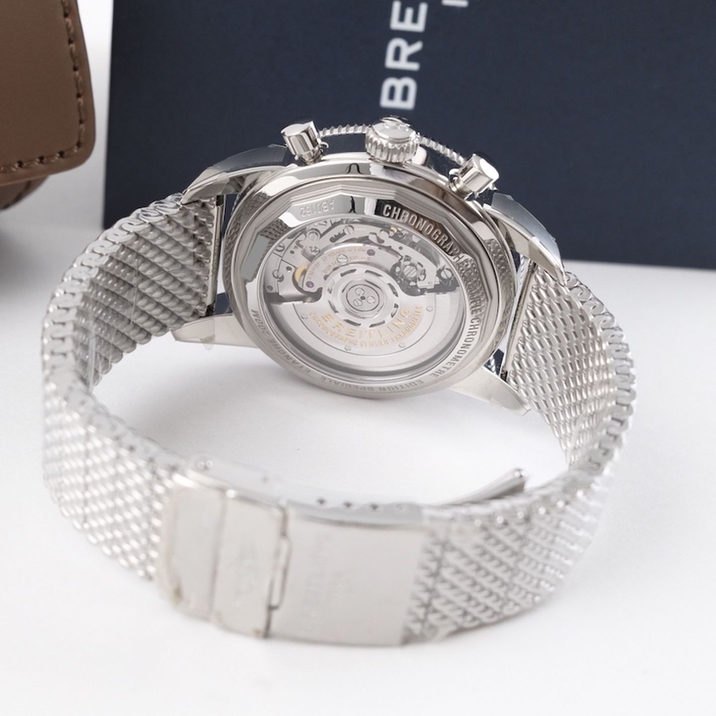 Breitling Superocean Heritage II Chronograph AB0162121C1A1 (2021) - Blauw wijzerplaat 44mm Staal (7/8)