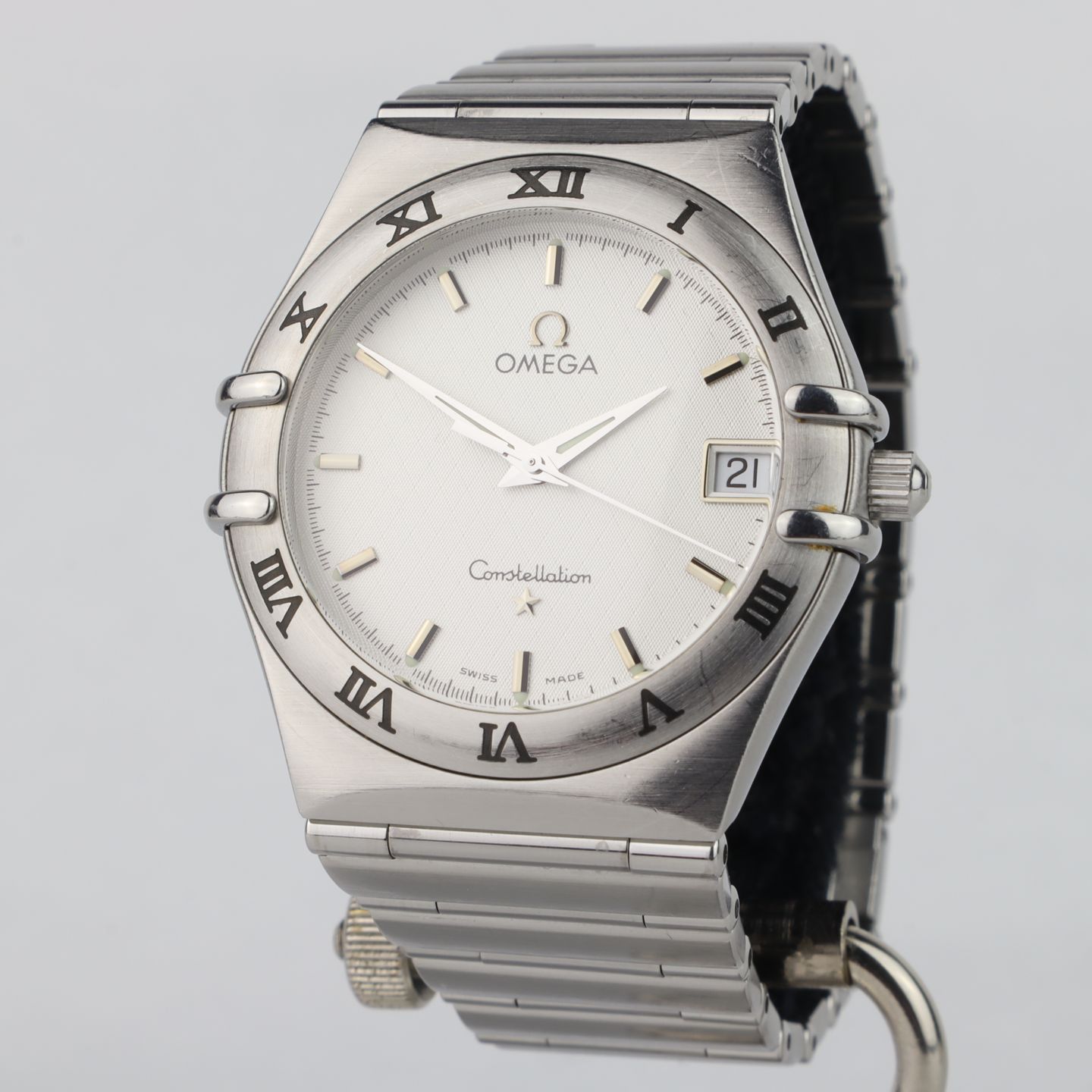 Omega Constellation Quartz 1512.30 (1998) - 33mm Staal (3/8)