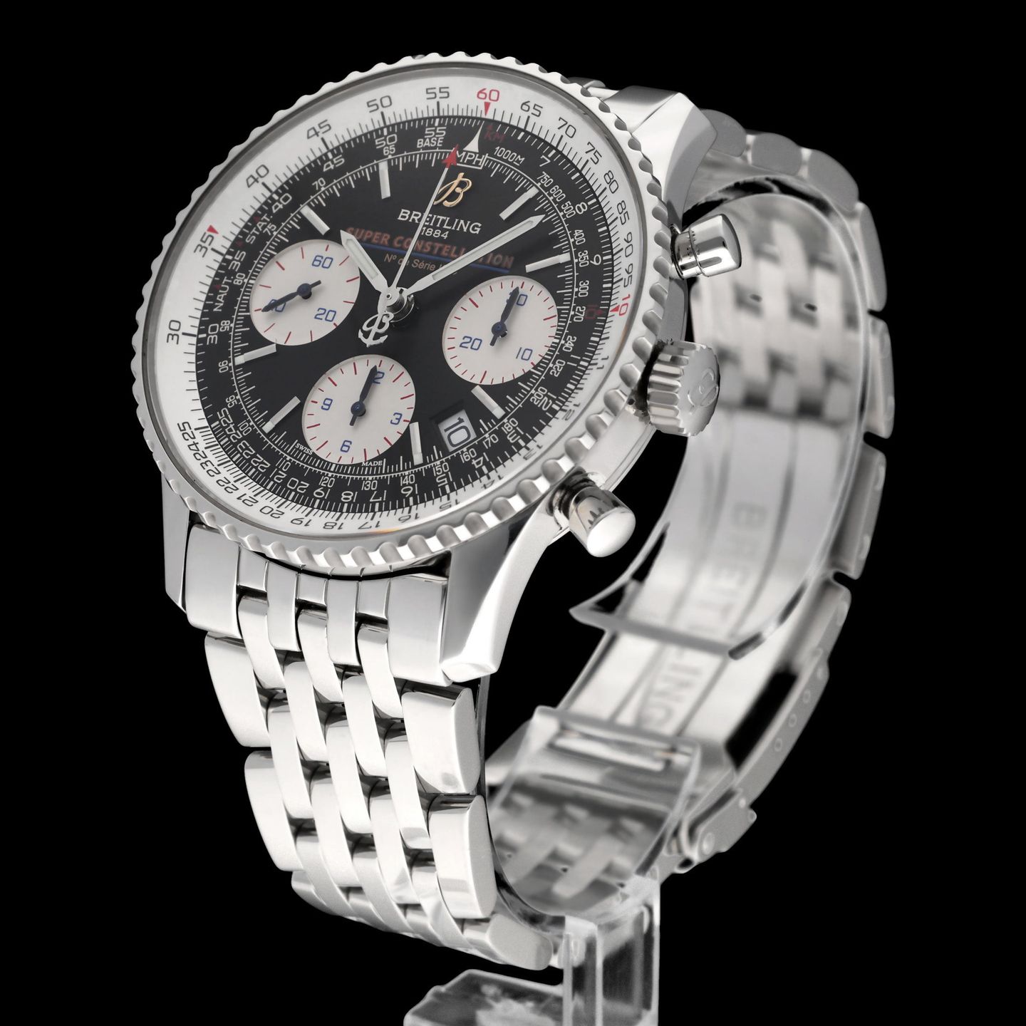 Breitling Navitimer A23322 (2012) - Zwart wijzerplaat 42mm Staal (5/8)