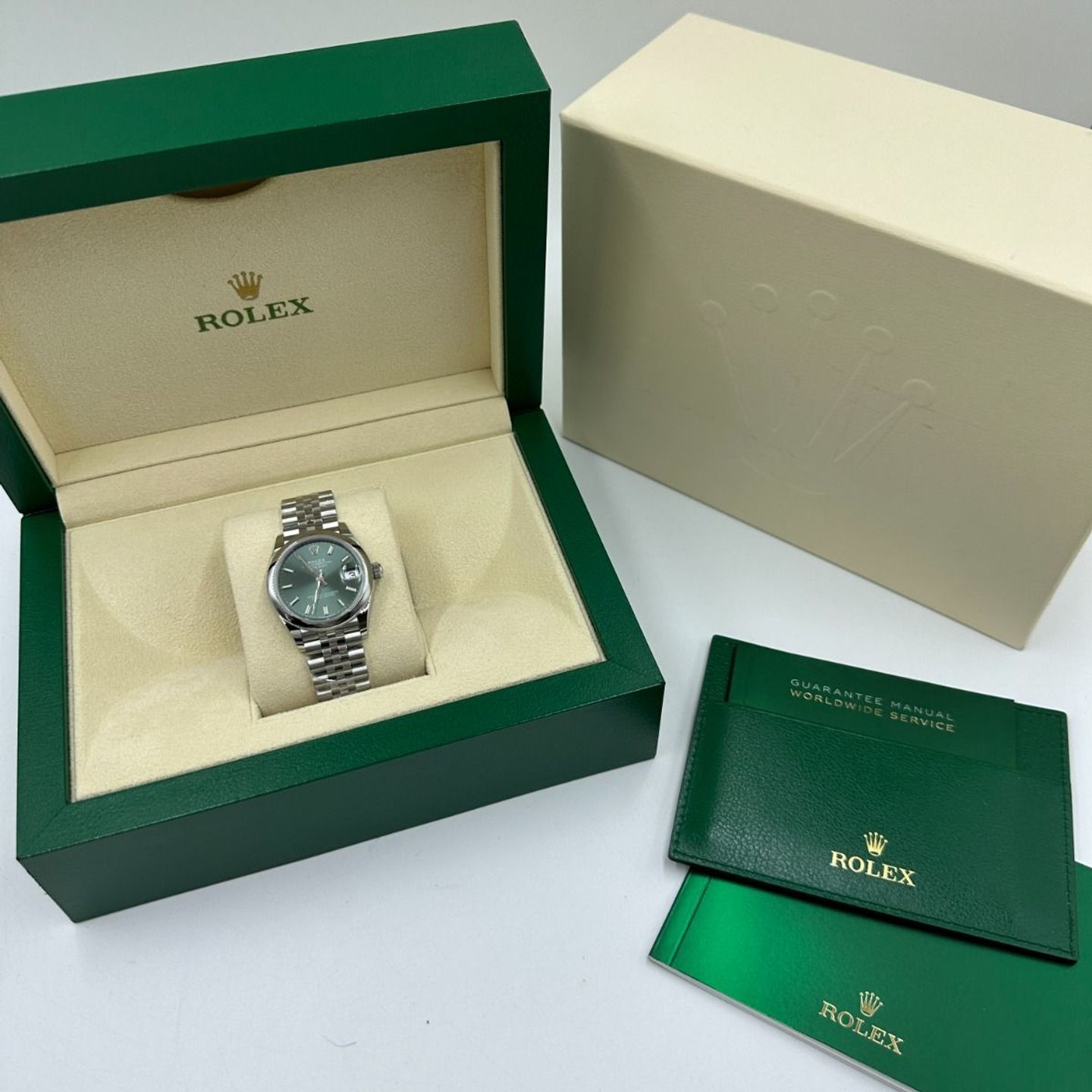 Rolex Datejust 31 278240 (2024) - Groen wijzerplaat 31mm Staal (2/8)