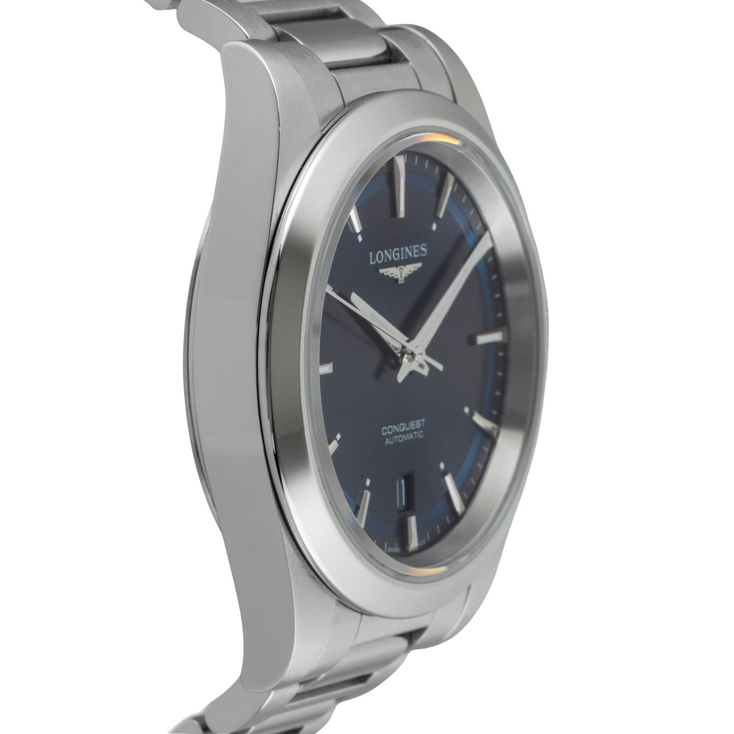 Longines Conquest L3.720.4.92.6 (2025) - Blauw wijzerplaat 38mm Staal (7/8)