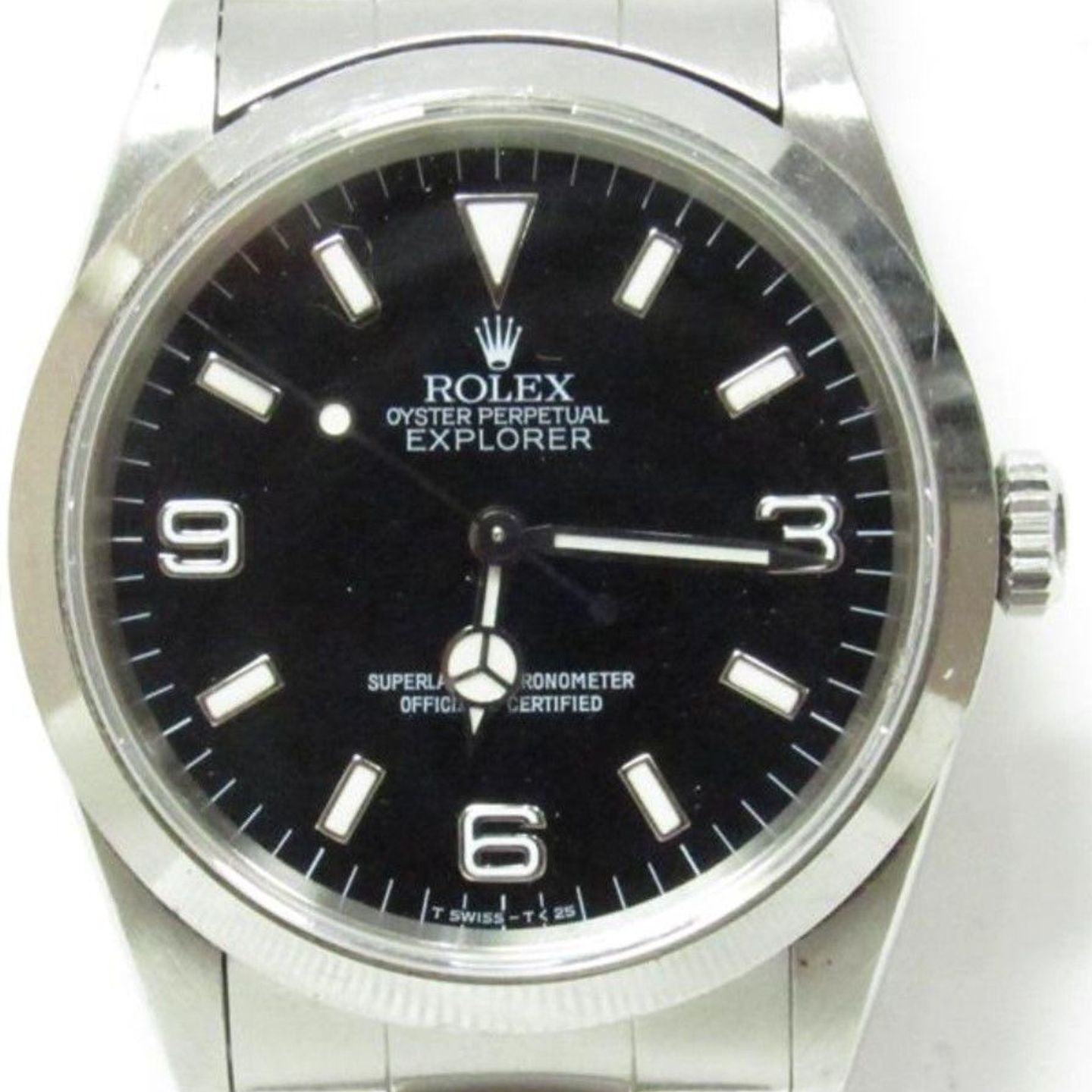 Rolex Explorer 14270 (Onbekend (willekeurig serienummer)) - Zwart wijzerplaat 36mm Staal (1/5)