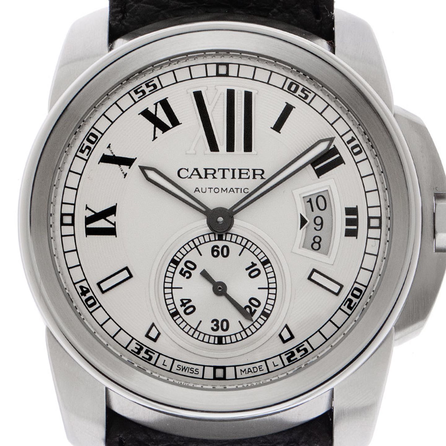 Cartier Calibre de Cartier 3389 (2016) - White dial 42 mm Steel case (1/7)