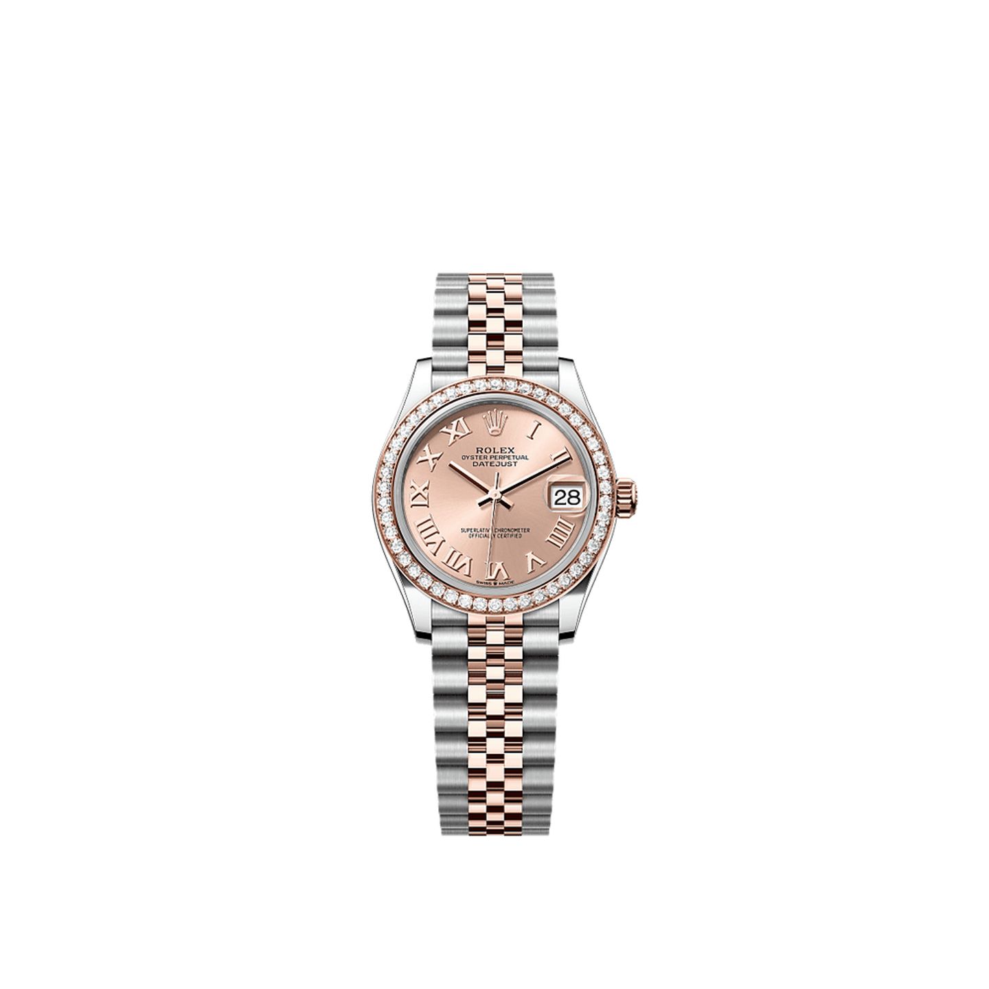 Rolex Datejust 31 278381RBR (2025) - Pink dial 31 mm Gold/Steel case (1/1)
