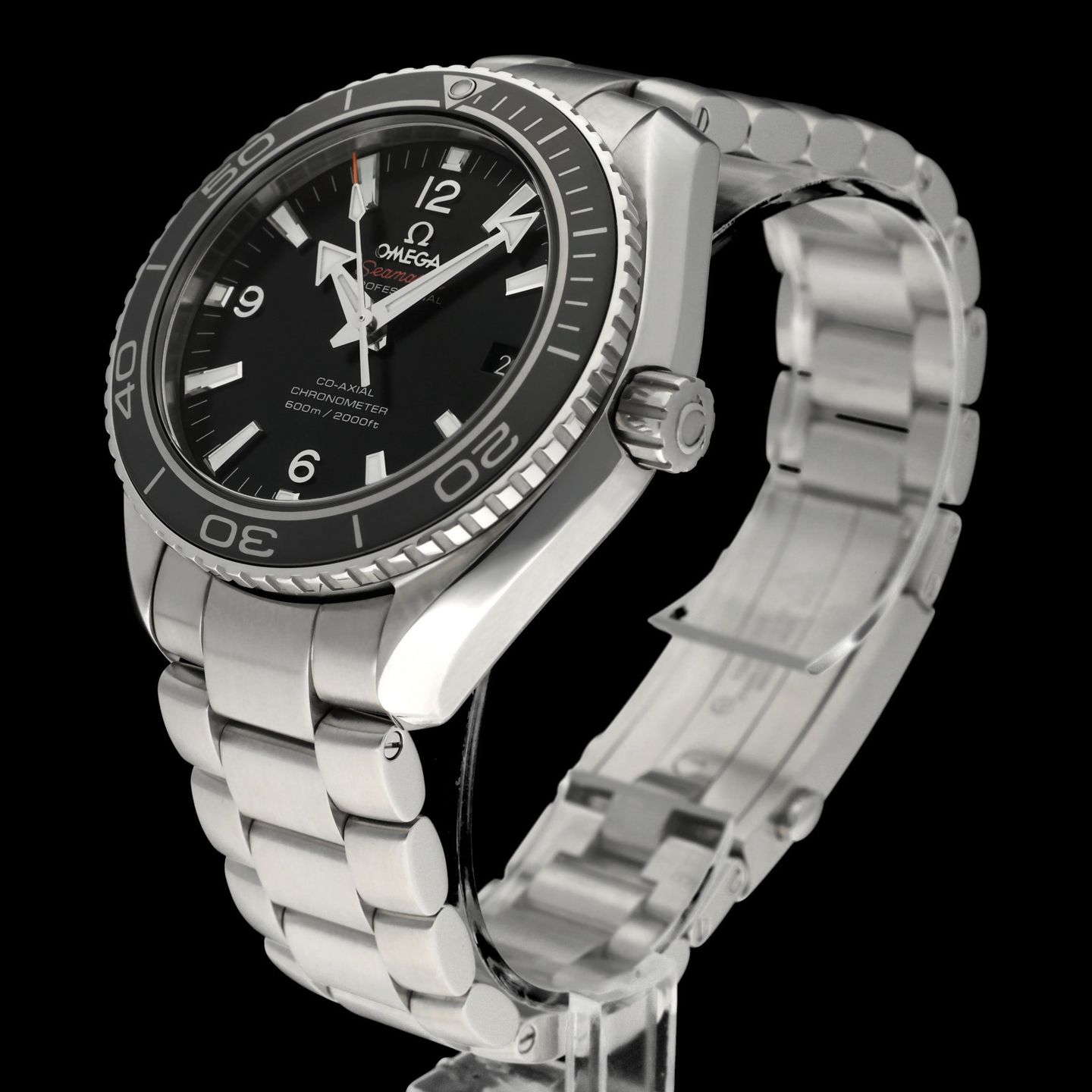 Omega Seamaster Planet Ocean 232.30.42.21.01.001 (2012) - Black dial 42 mm Steel case (5/8)