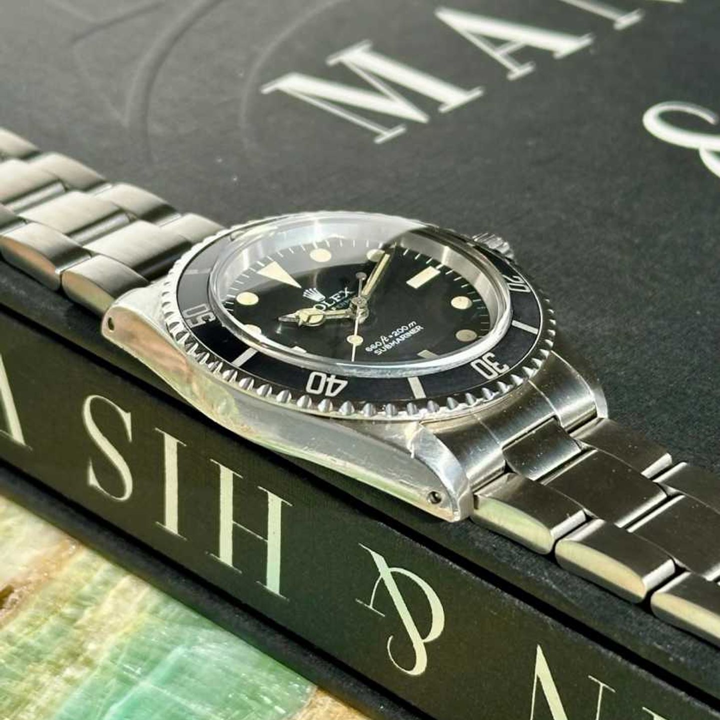 Rolex Submariner 5513 (1978) - Zwart wijzerplaat 40mm Staal (8/8)