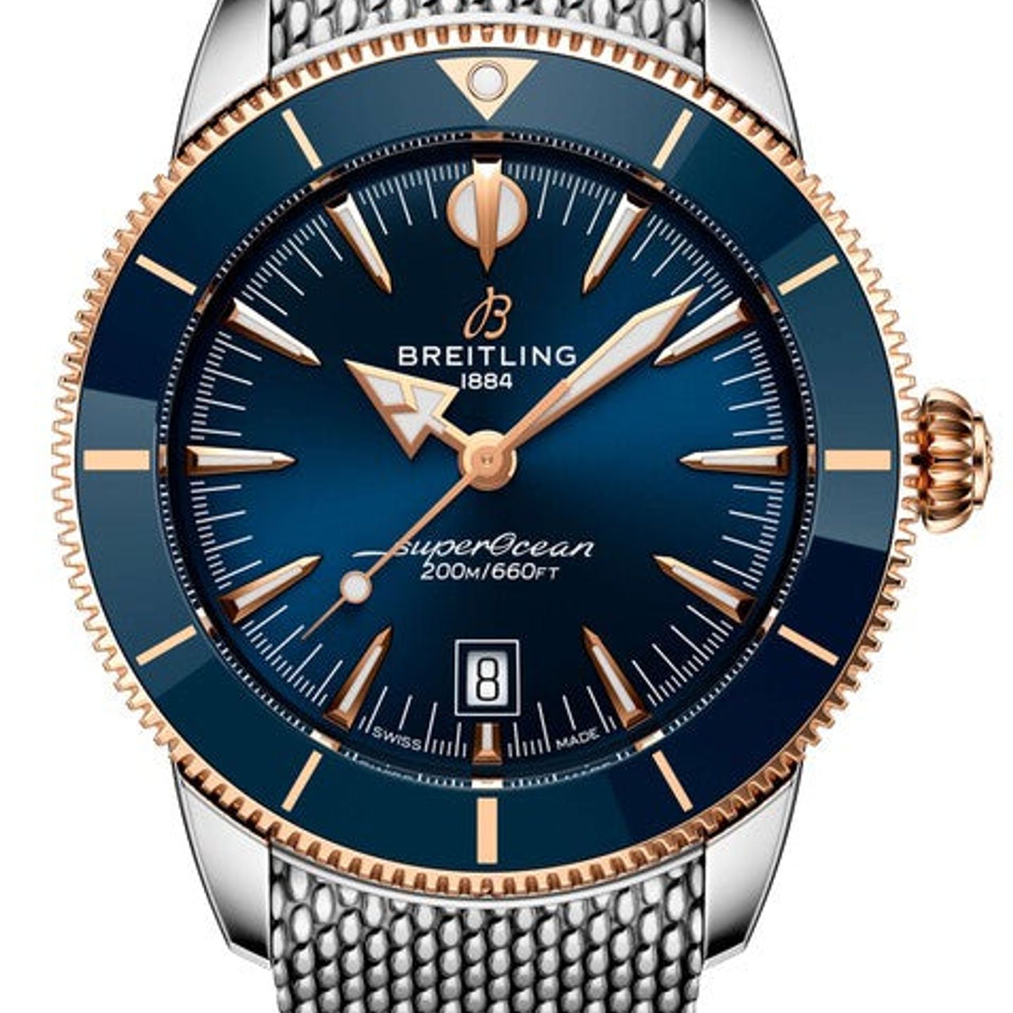 Breitling Superocean Heritage UB3112161C1A1 (2025) - Blauw wijzerplaat 44mm Goud/Staal (1/1)